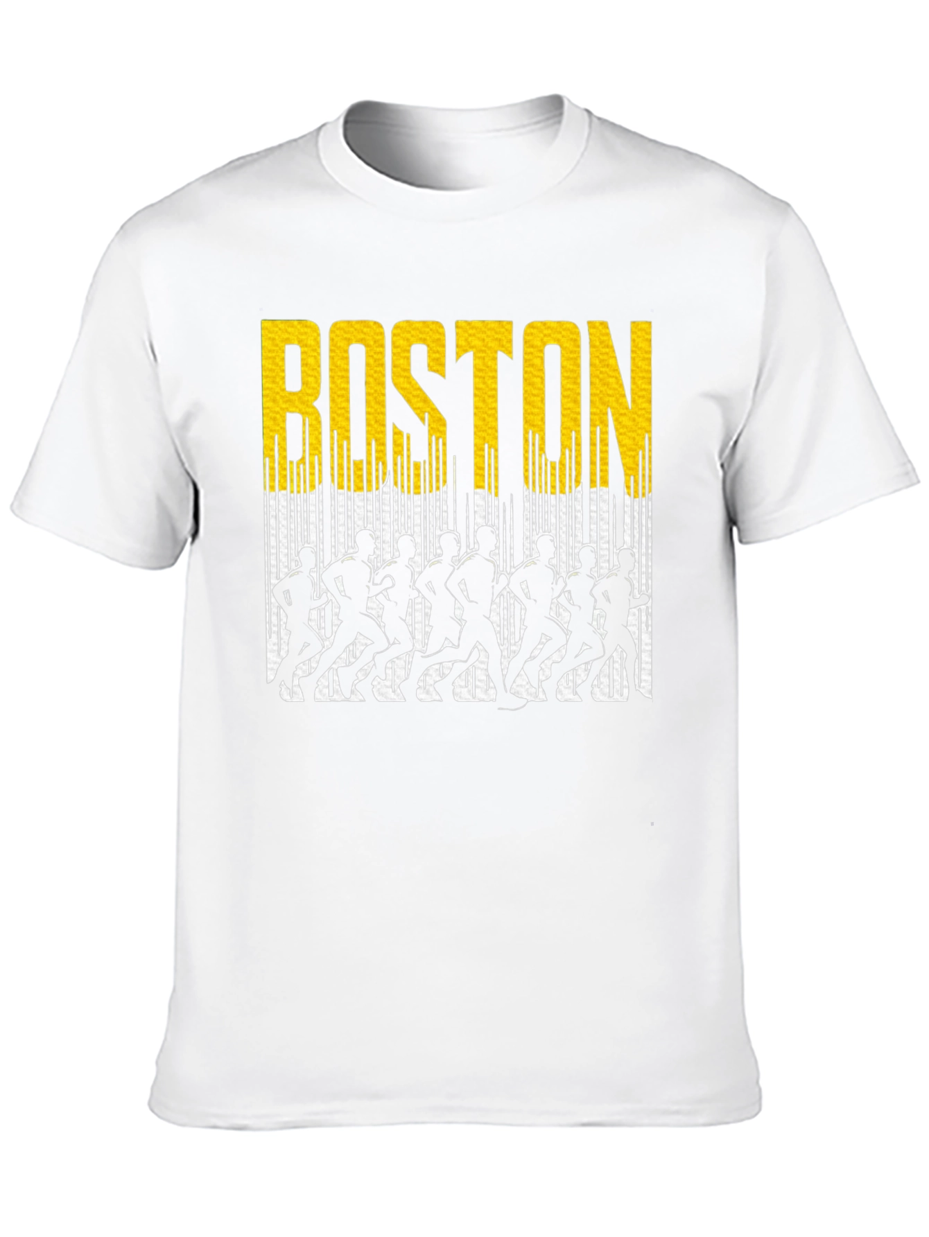 Boston Marathon Runner Graphic T-Shirt
