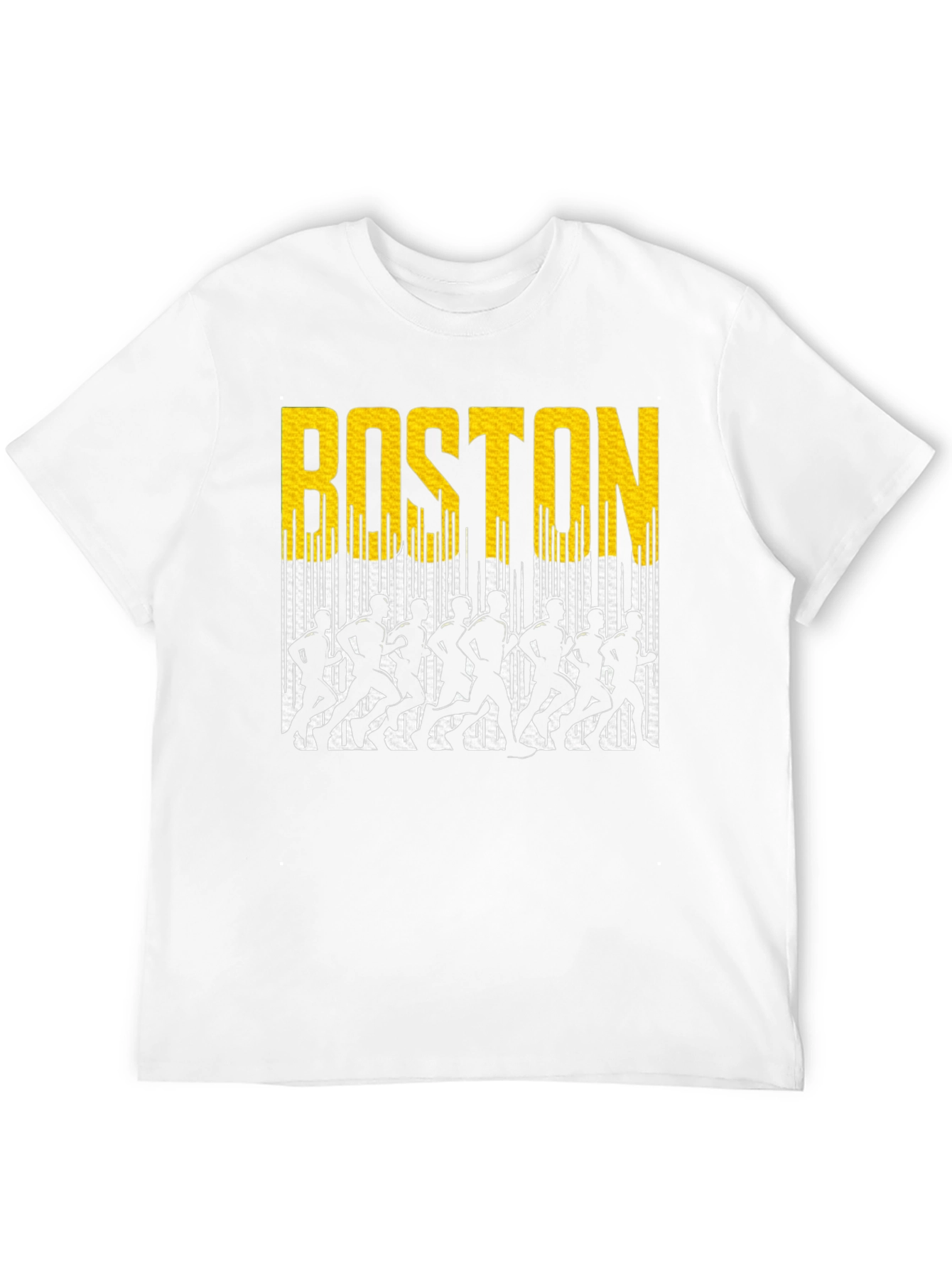 Boston Marathon Runner Graphic T-Shirt