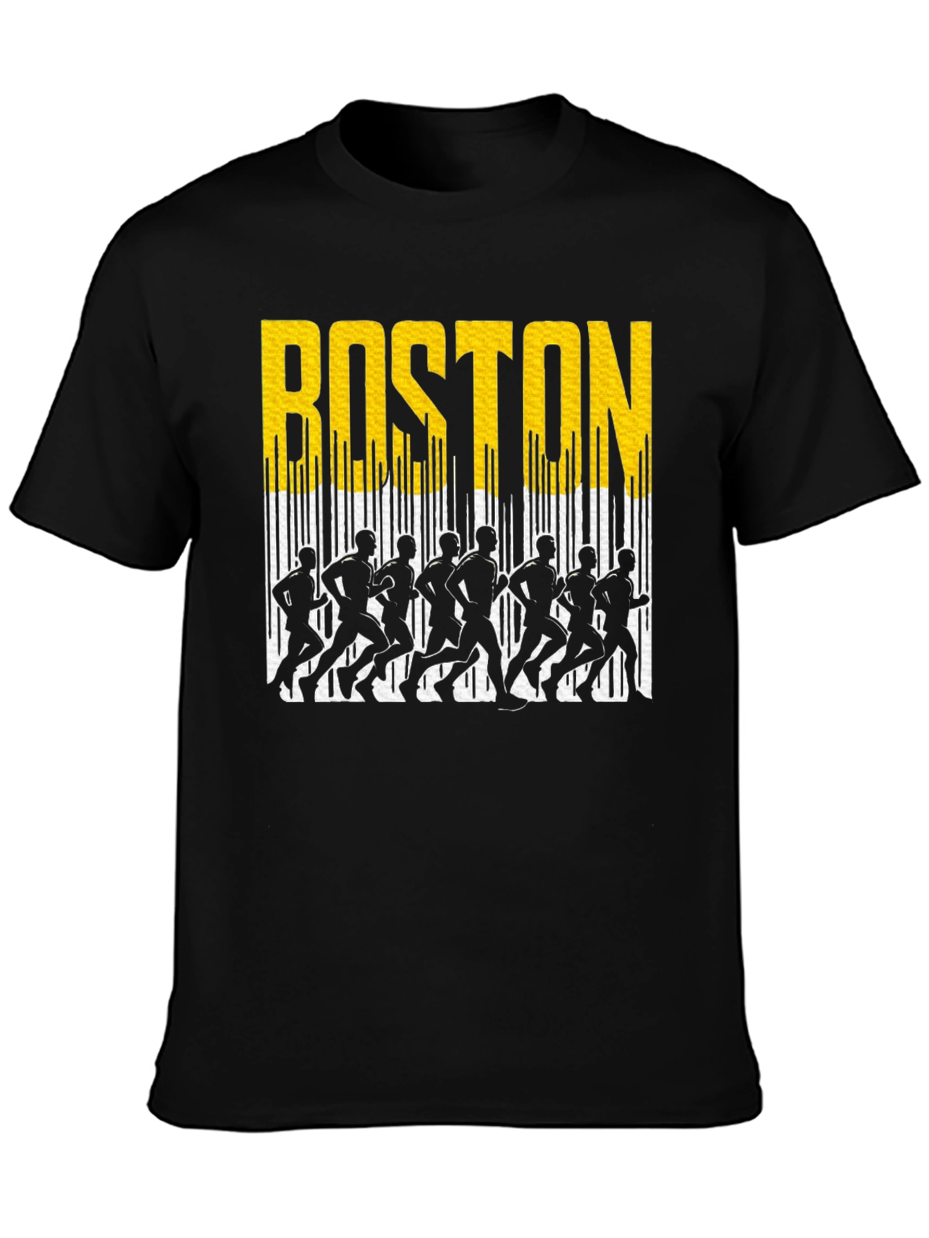 Boston Marathon Runner Graphic T-Shirt