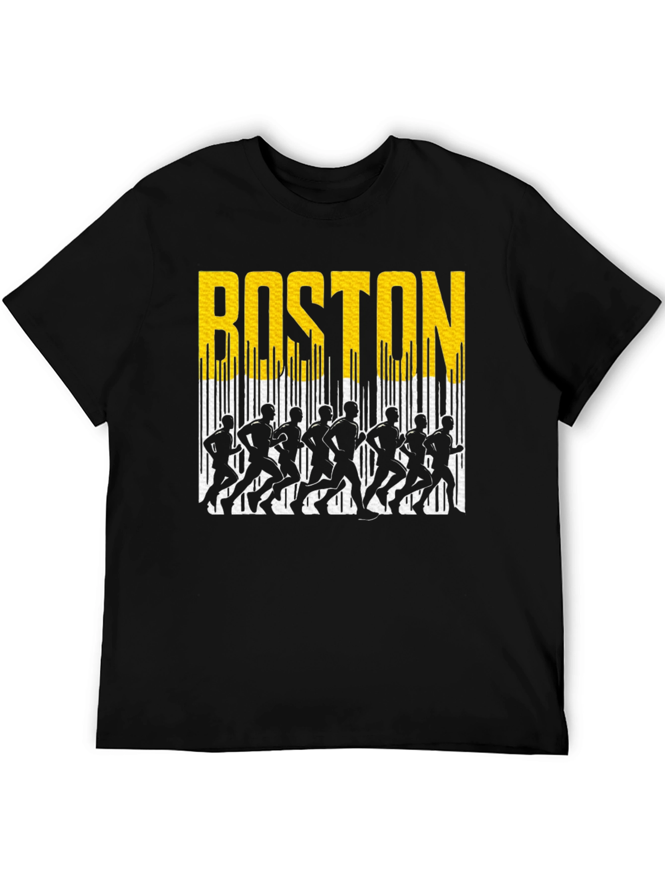 Boston Marathon Runner Graphic T-Shirt