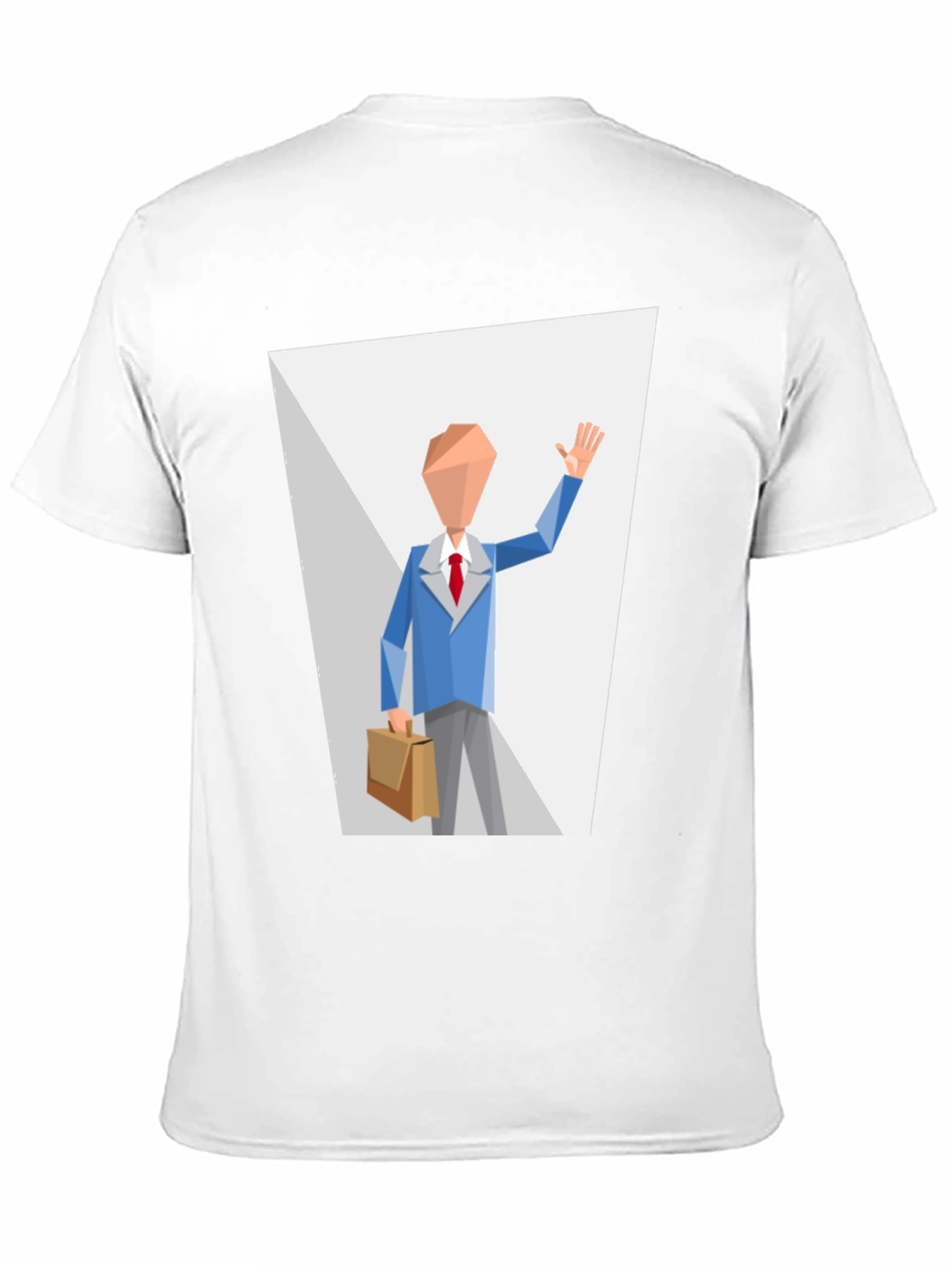Abstract Man in Suit Graphic T-Shirt