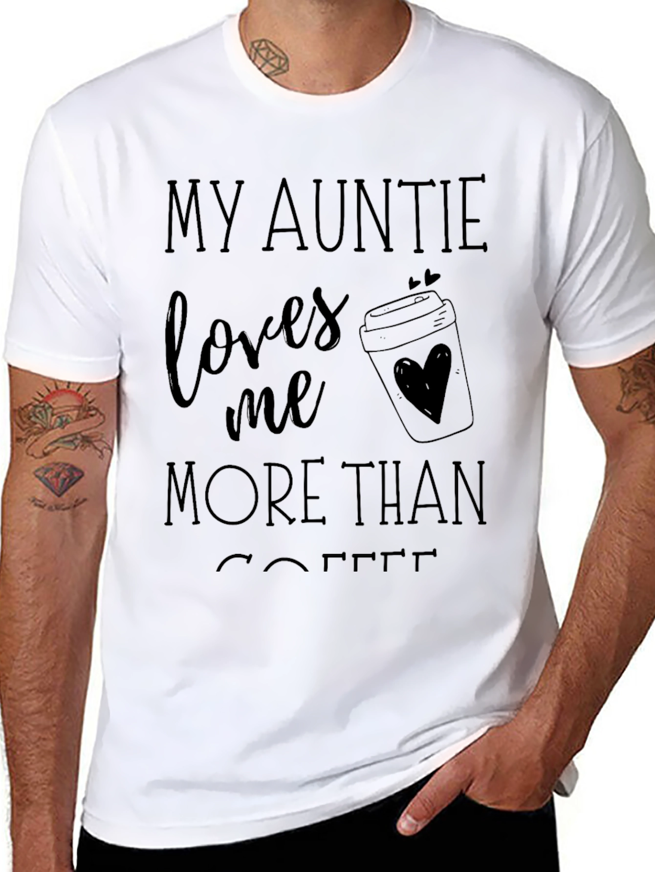 My Auntie Loves Me More Than Coffee T-Shirt