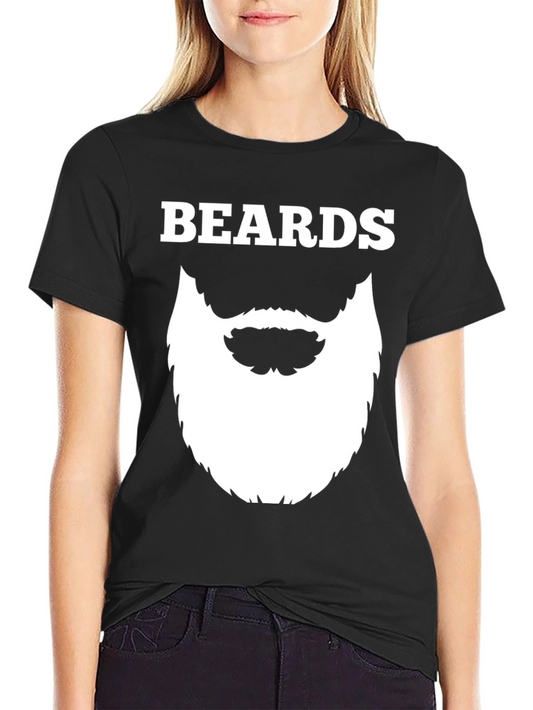Beards Graphic T-Shirt - Funny Novelty Tee