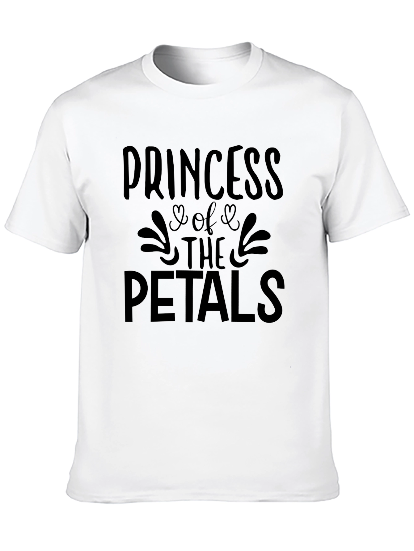 Princess of the Petals Black Graphic Tee