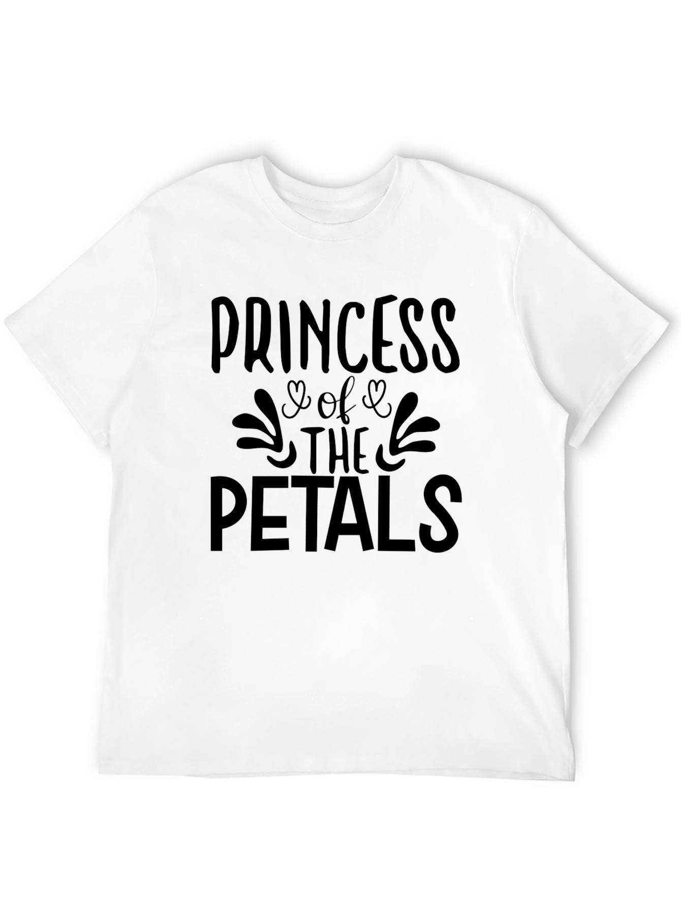 Princess of the Petals Black Graphic Tee