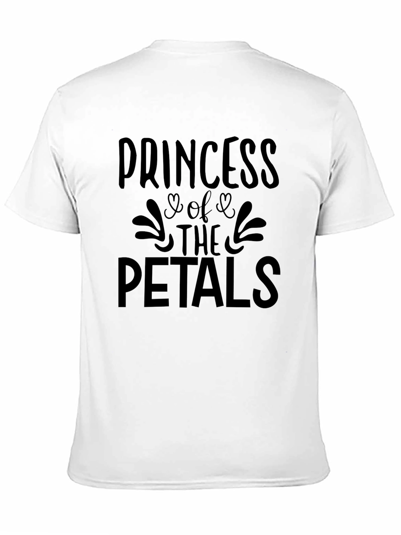 Princess of the Petals Black Graphic Tee