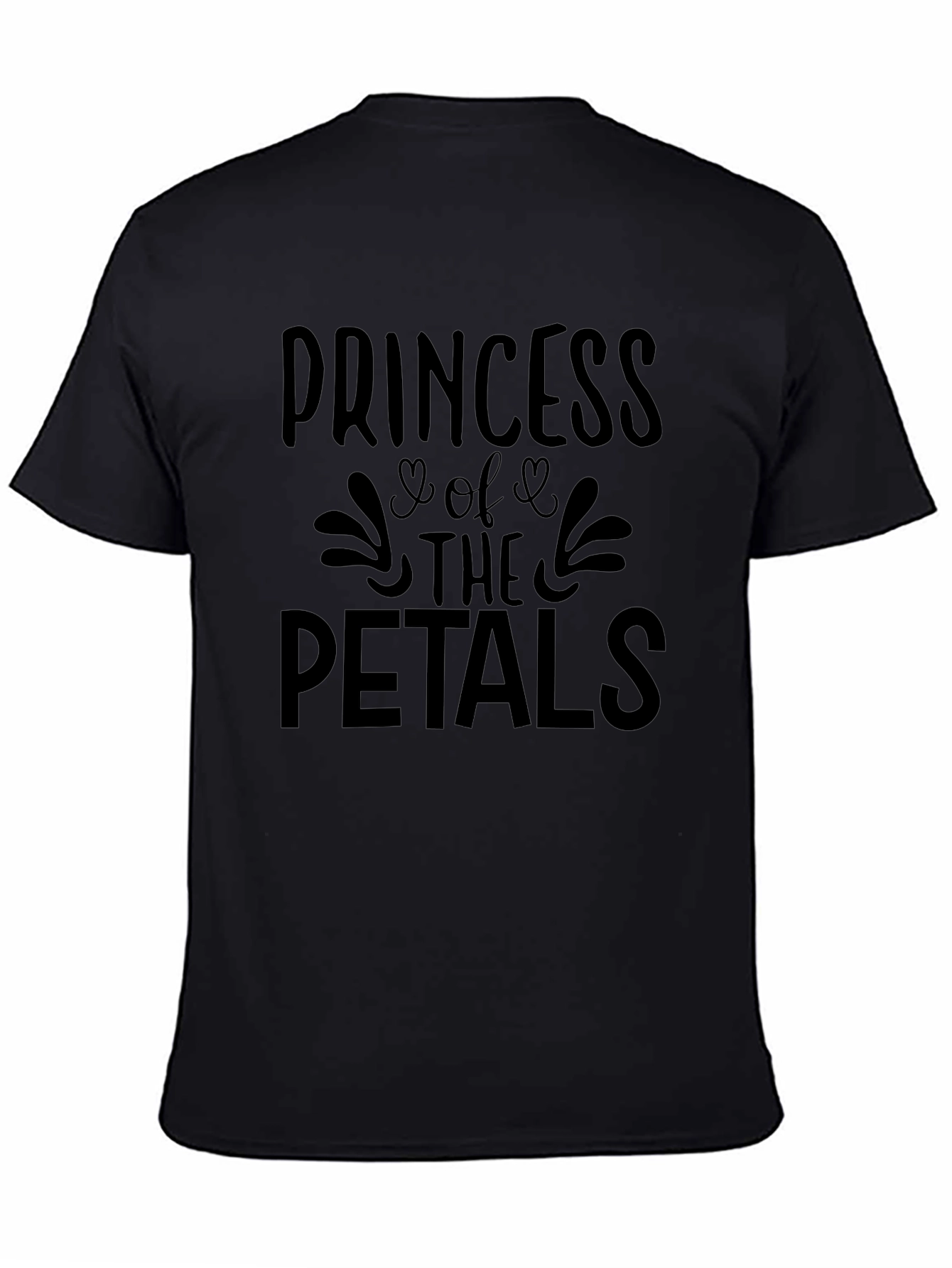 Princess of the Petals Black Graphic Tee