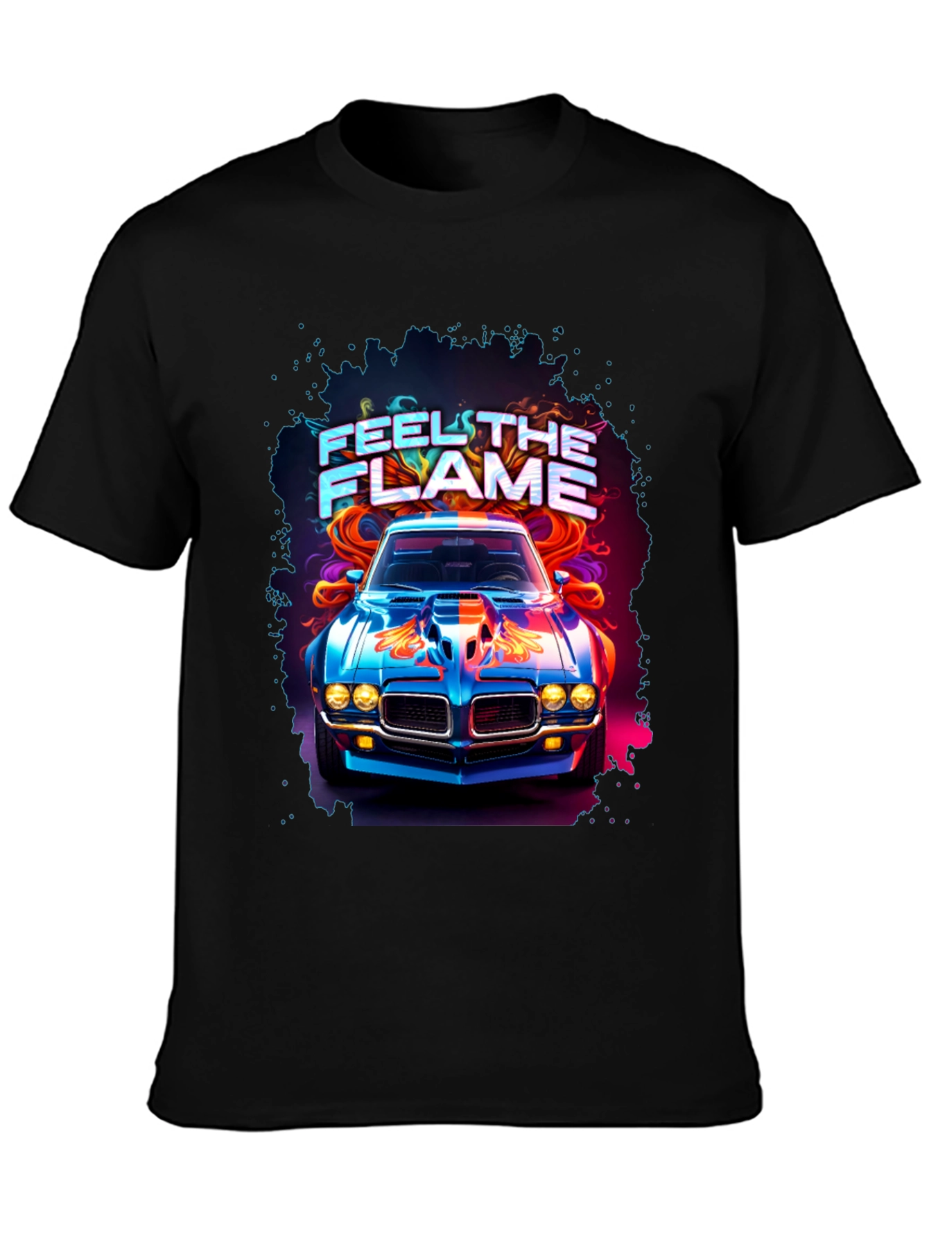 Feel the Flame Car Graphic Tee