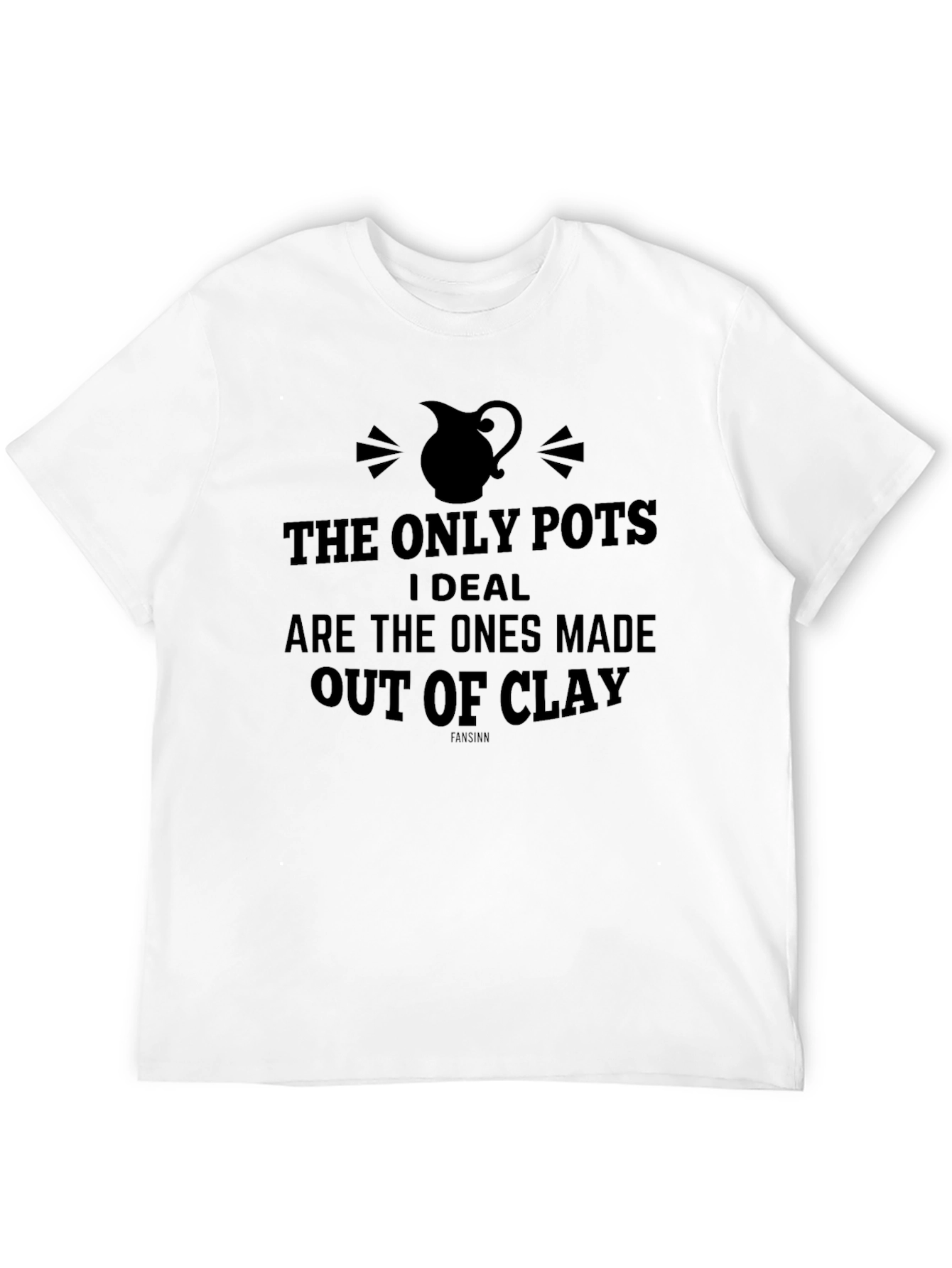 Funny Clay Pots Graphic T-Shirt