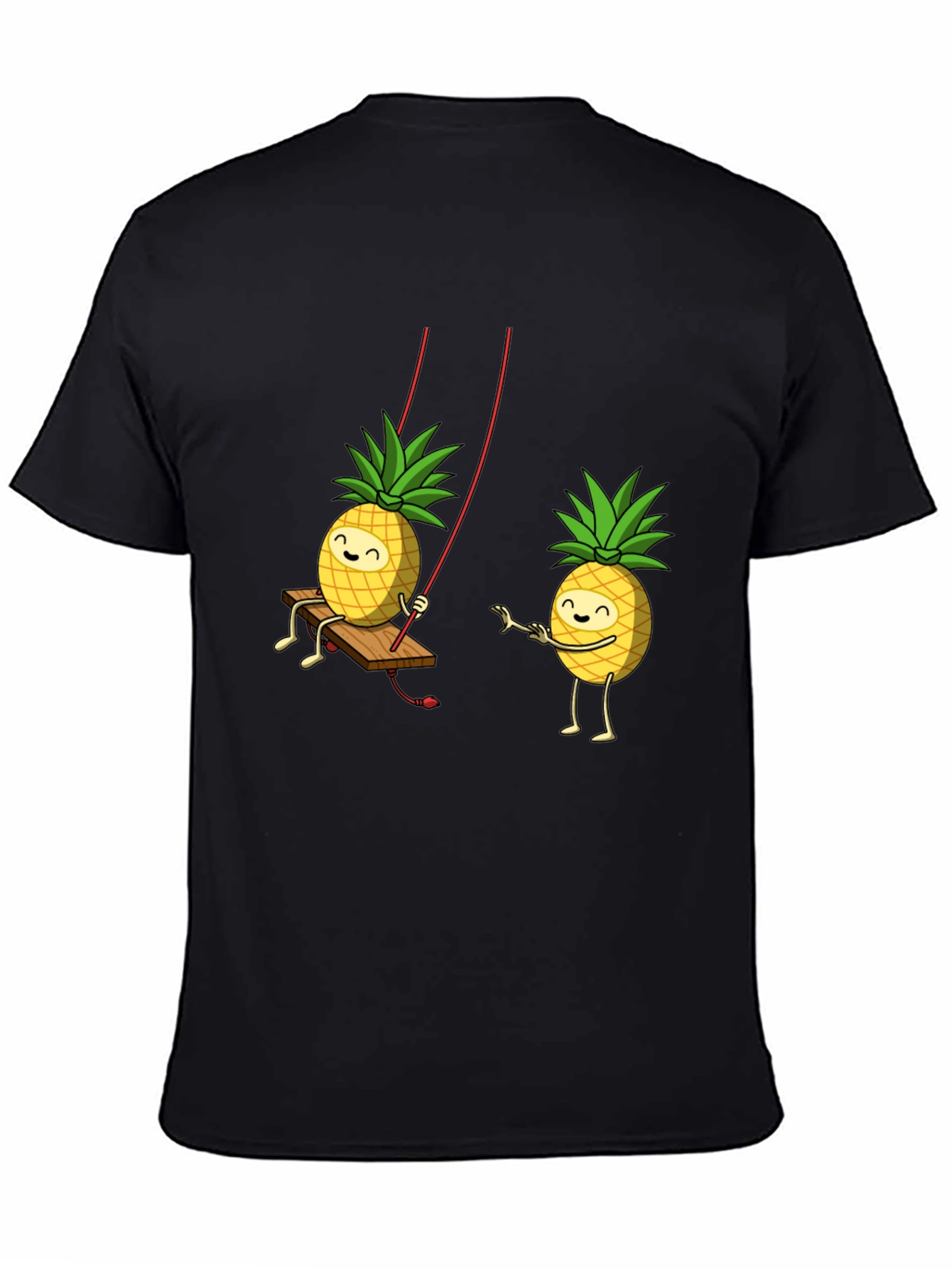Pineapple Pals Black Graphic Tee