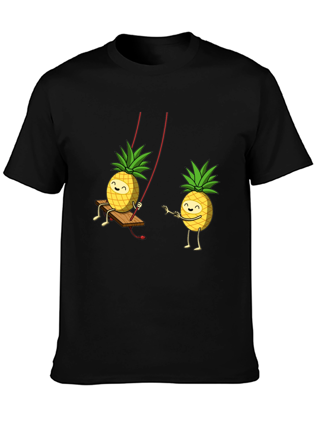Pineapple Pals Black Graphic Tee