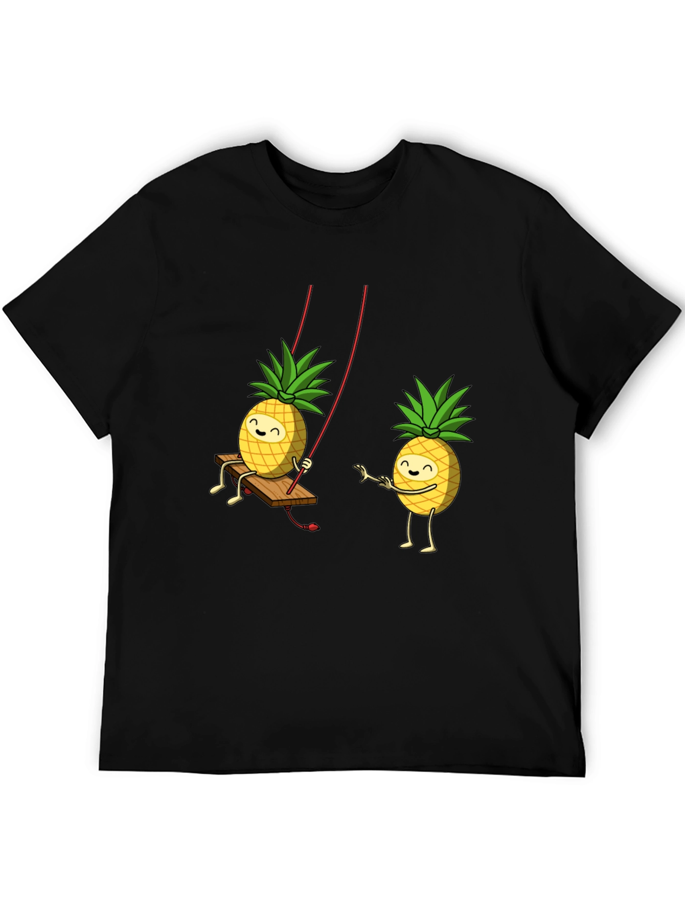 Pineapple Pals Black Graphic Tee
