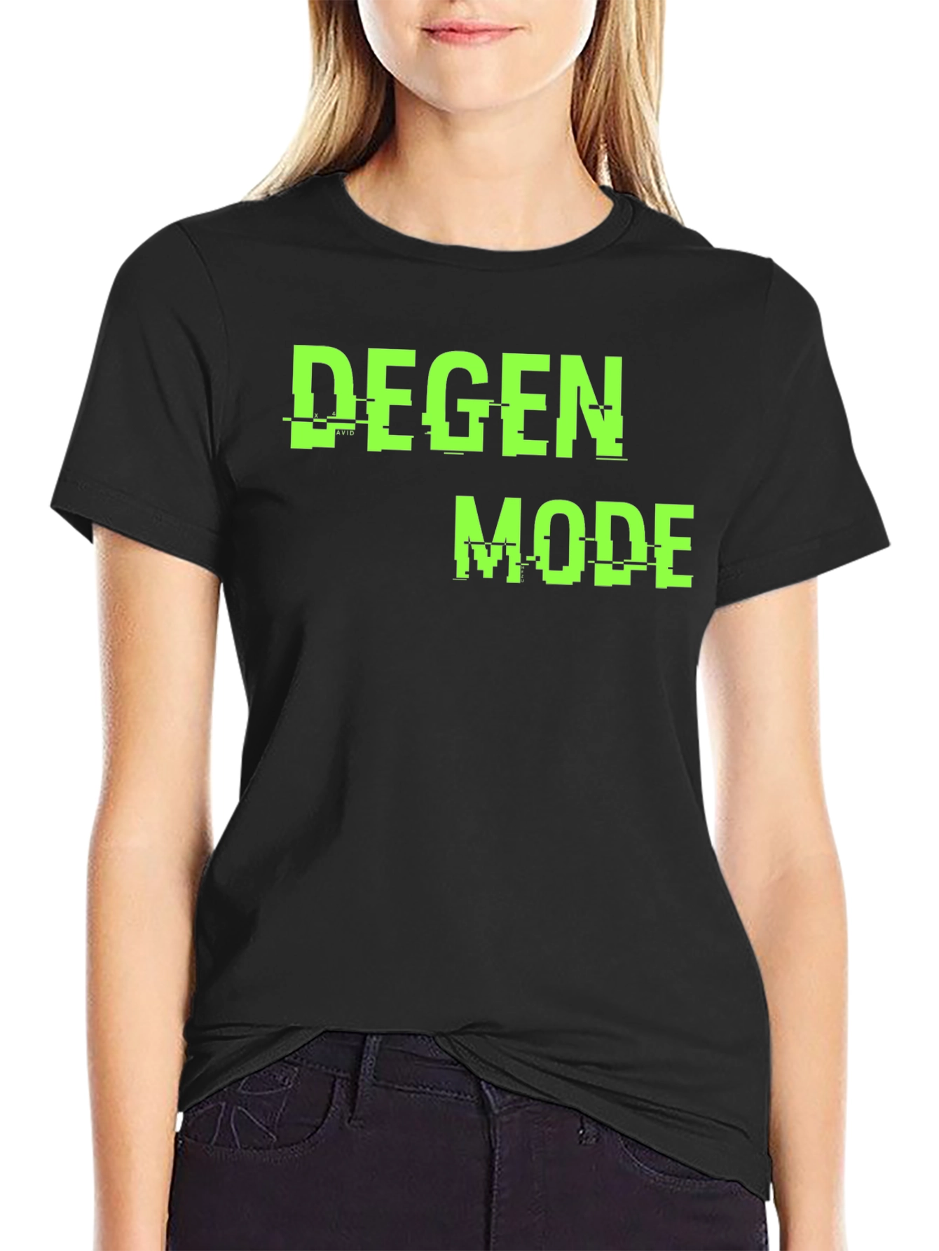 Degen Mode Graphic T-Shirt - Black