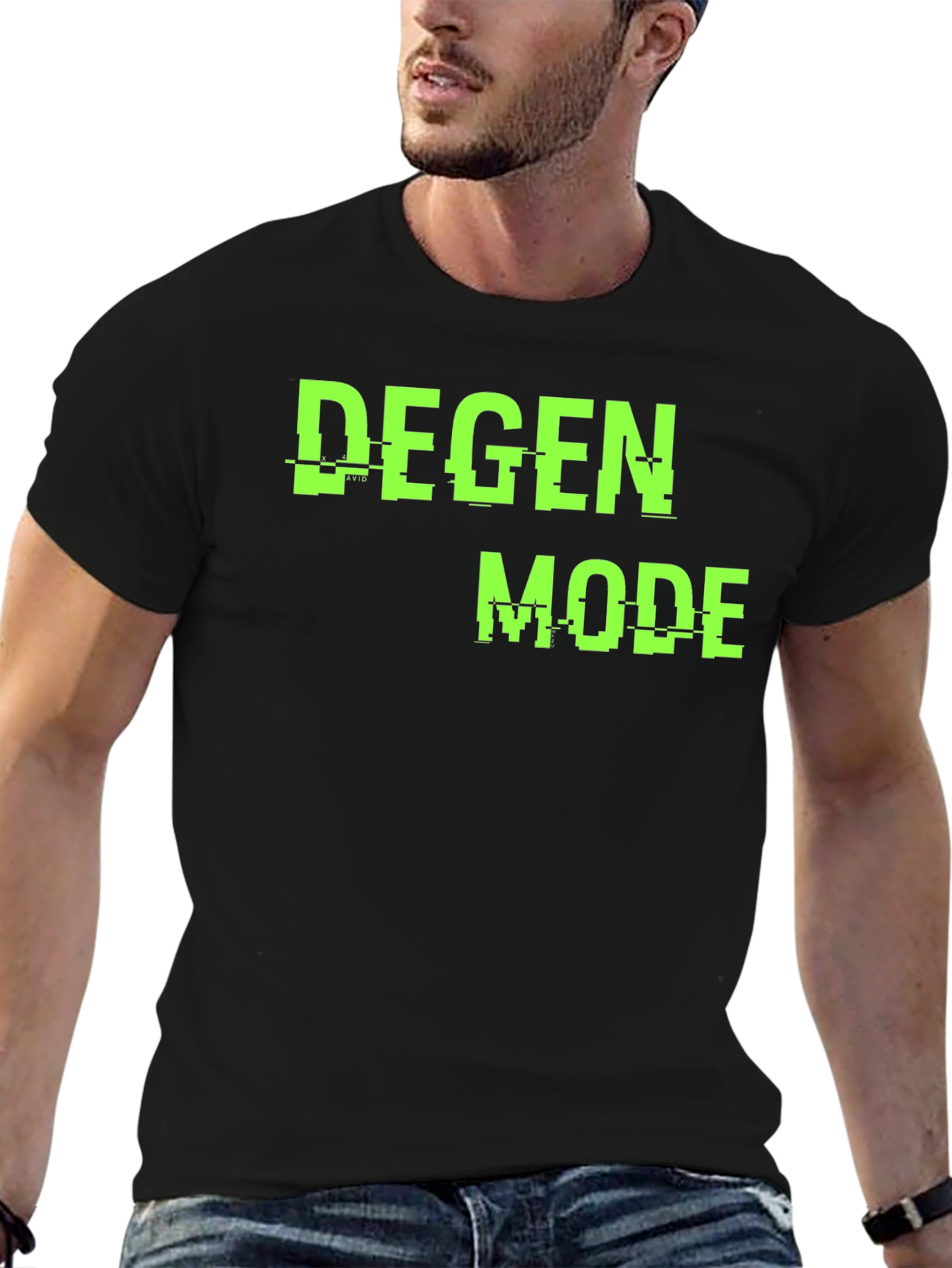 Degen Mode Graphic T-Shirt - Black