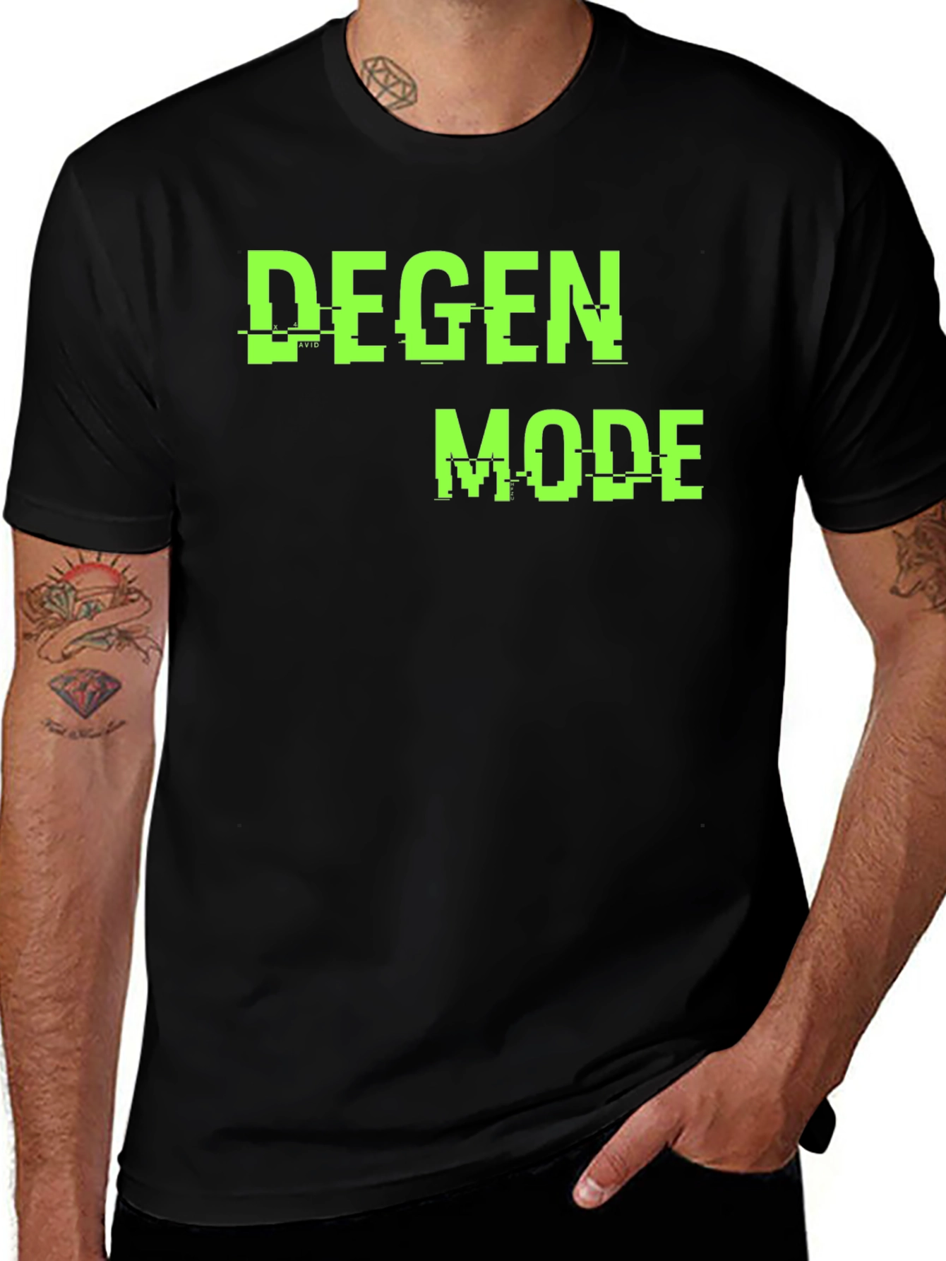 Degen Mode Graphic T-Shirt - Black