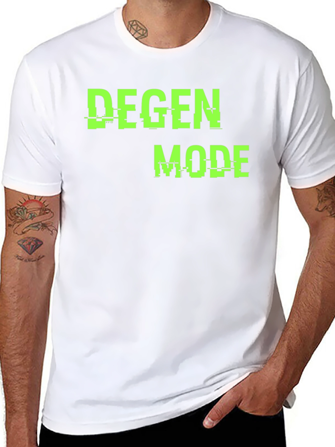 Degen Mode Graphic T-Shirt - Black