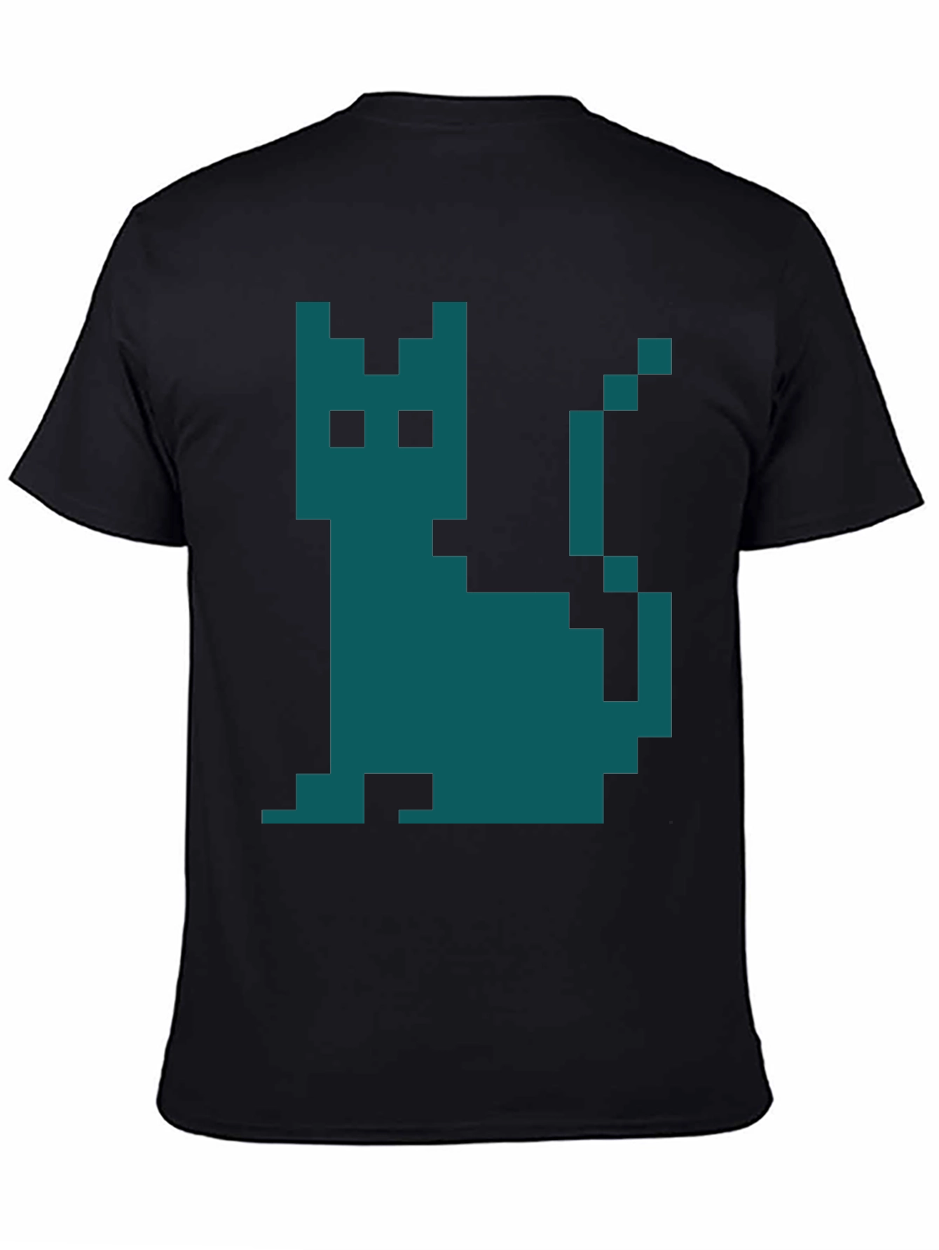 Pixel Cat Graphic T-Shirt - Retro Gaming Style