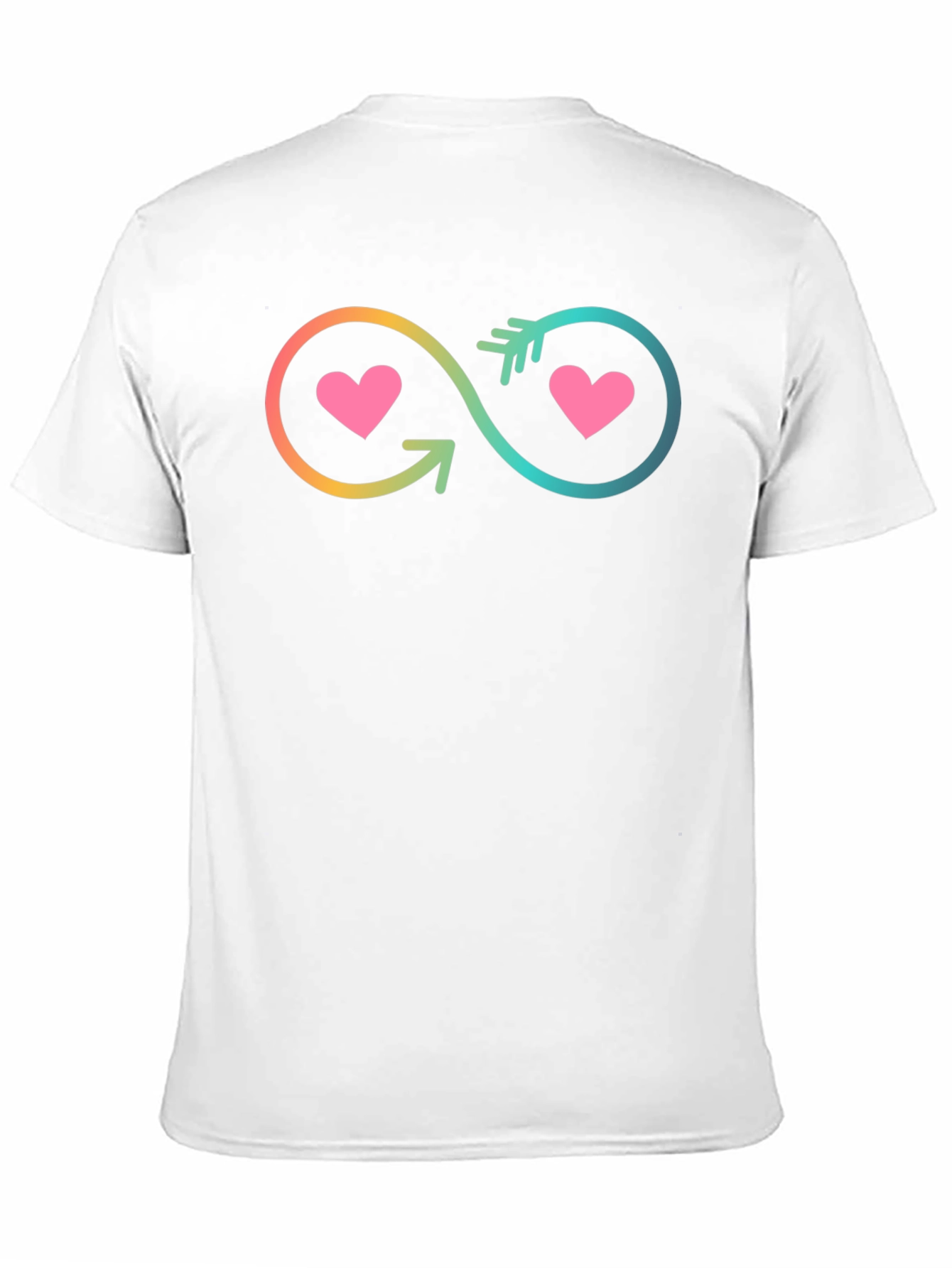 Infinity Heart Arrow Graphic T-Shirt