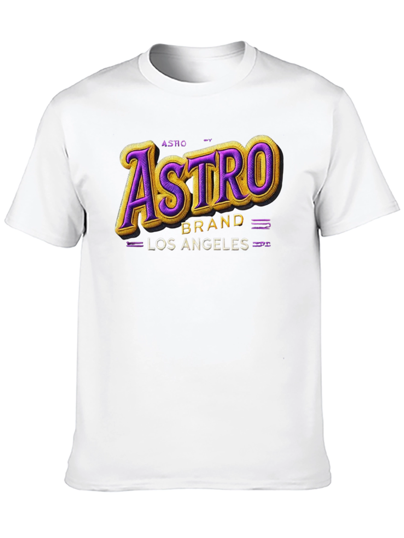 Astro Brand Los Angeles Mens Graphic T-Shirt