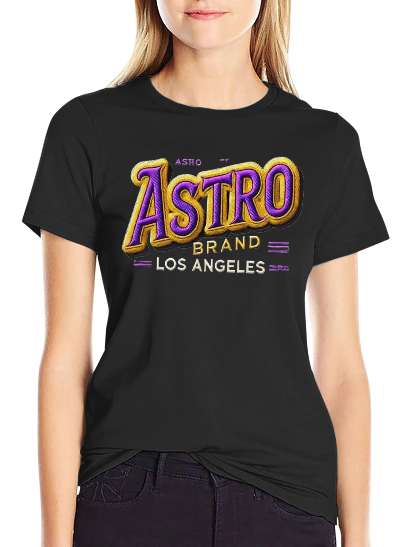 Astro Brand Los Angeles Mens Graphic T-Shirt