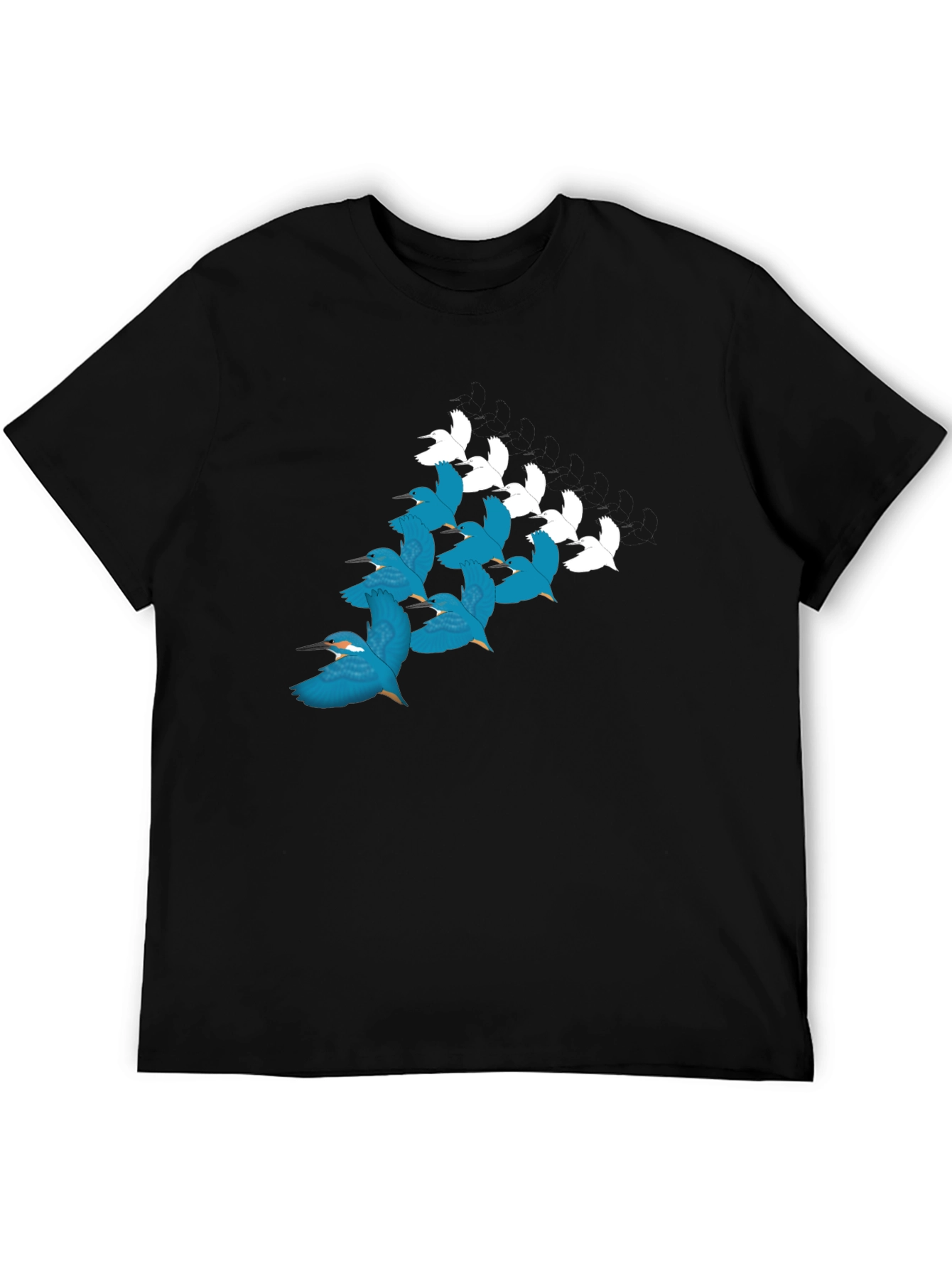 Bird Pattern T-Shirt