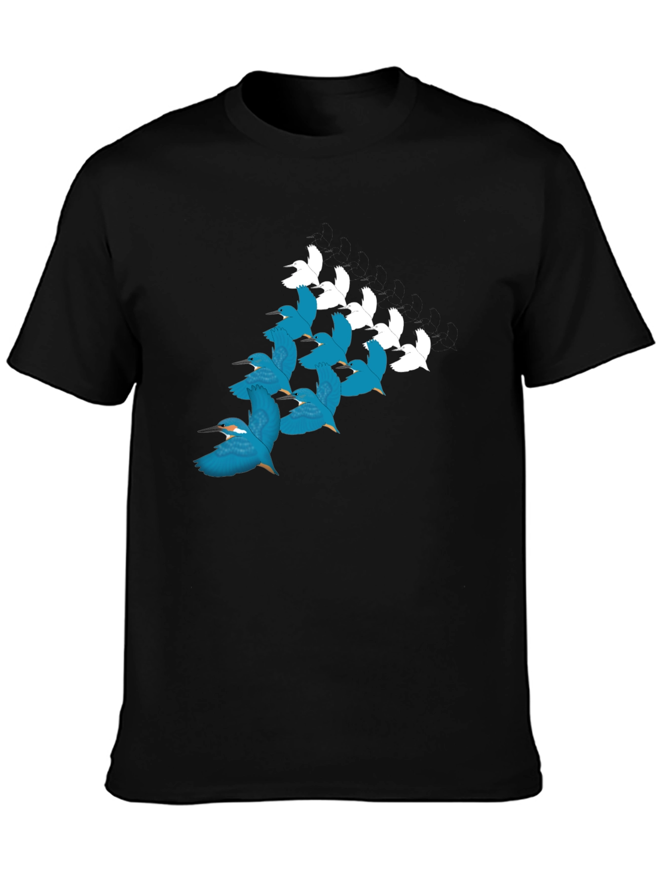 Bird Pattern T-Shirt