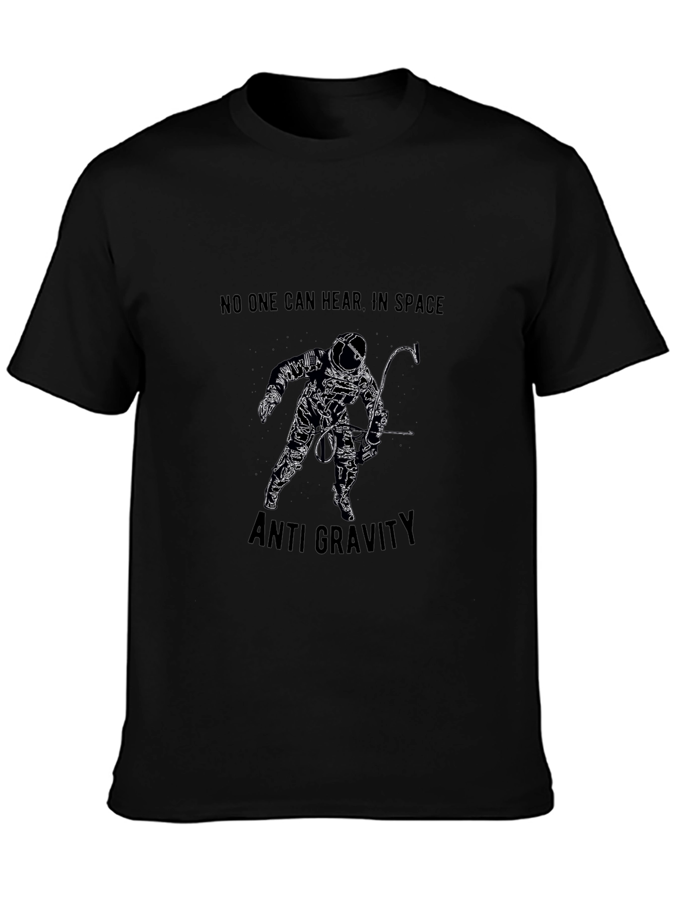 Anti Gravity Space T-Shirt - Black