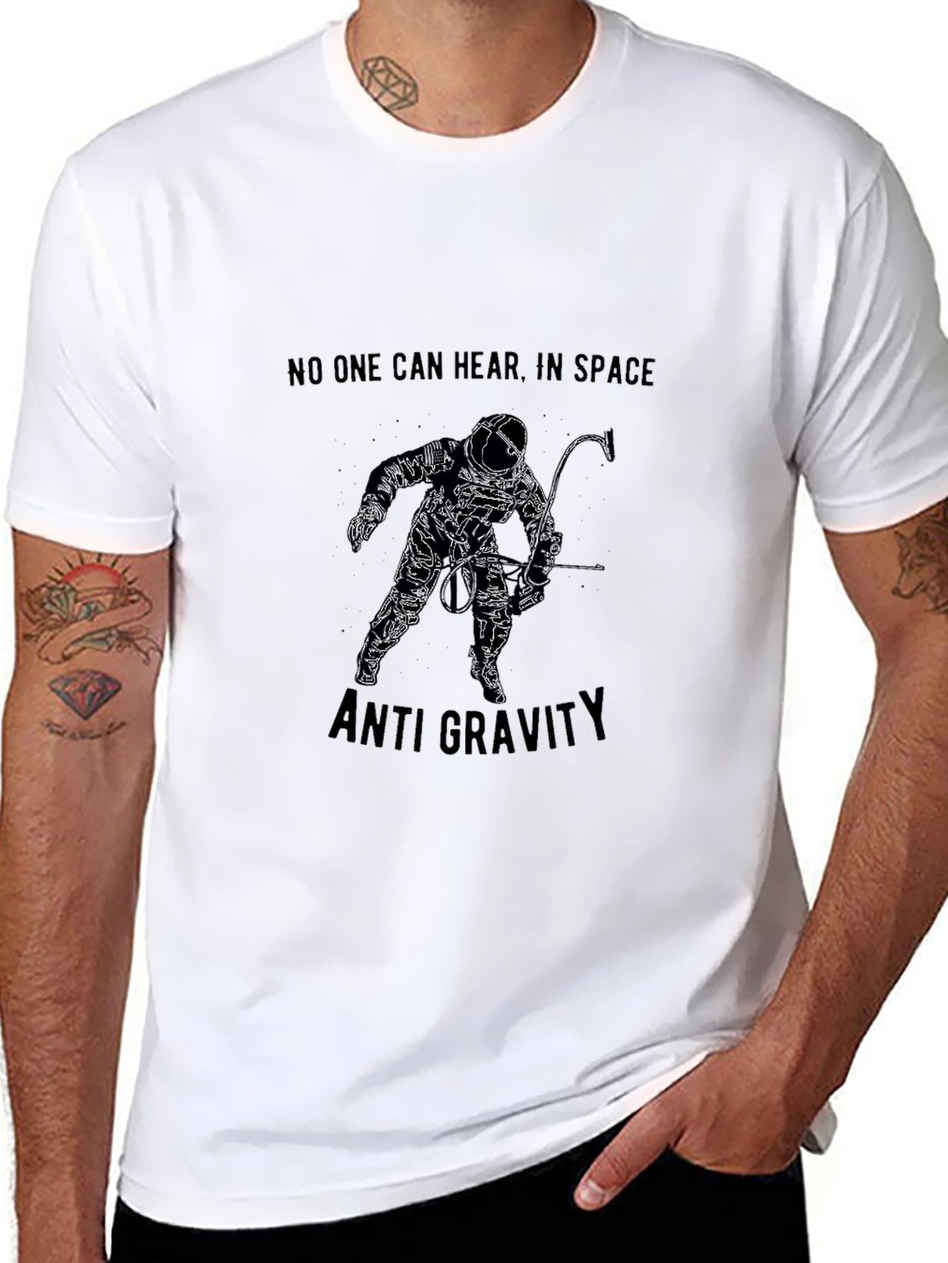 Anti Gravity Space T-Shirt - Black