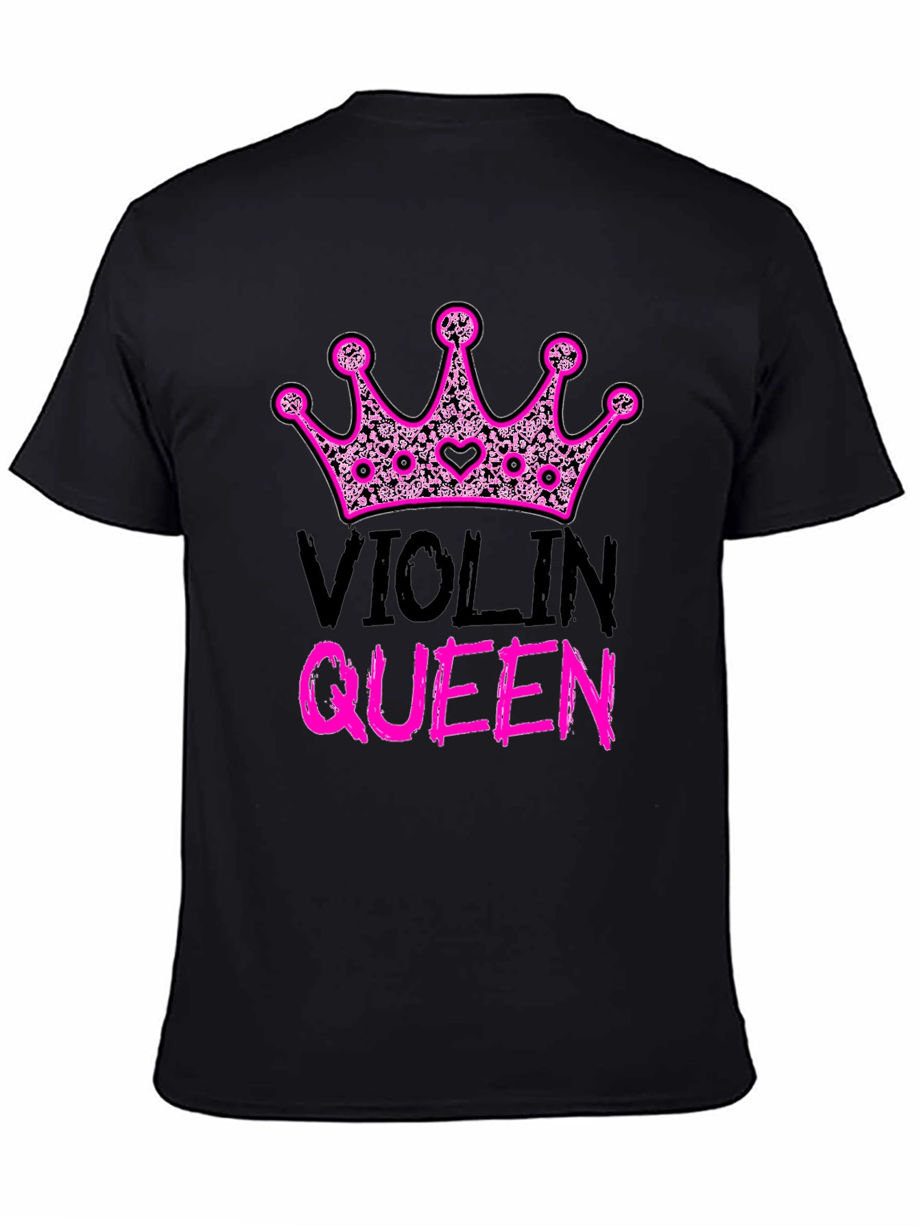 Violin Queen Graphic T-Shirt - Music Lover Tee