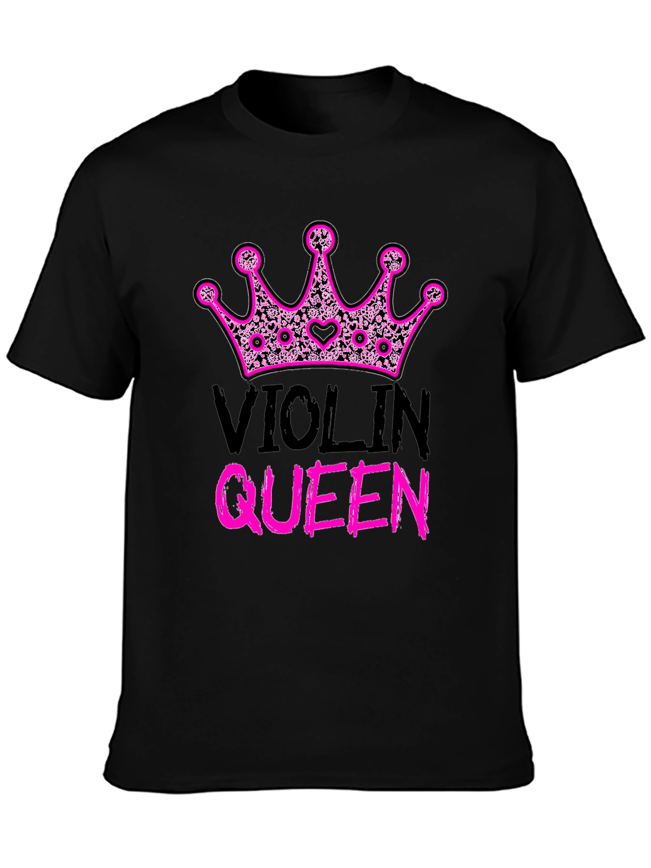 Violin Queen Graphic T-Shirt - Music Lover Tee