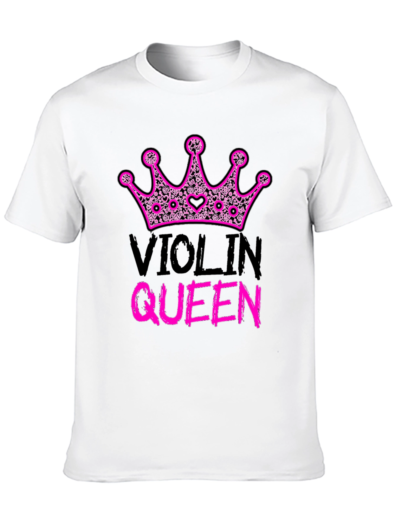 Violin Queen Graphic T-Shirt - Music Lover Tee