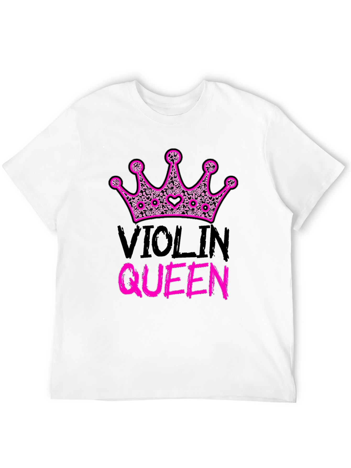 Violin Queen Graphic T-Shirt - Music Lover Tee