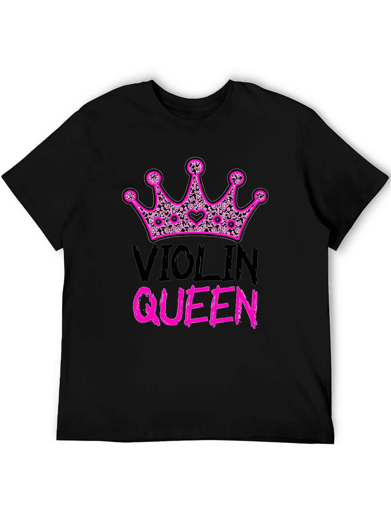 Violin Queen Graphic T-Shirt - Music Lover Tee