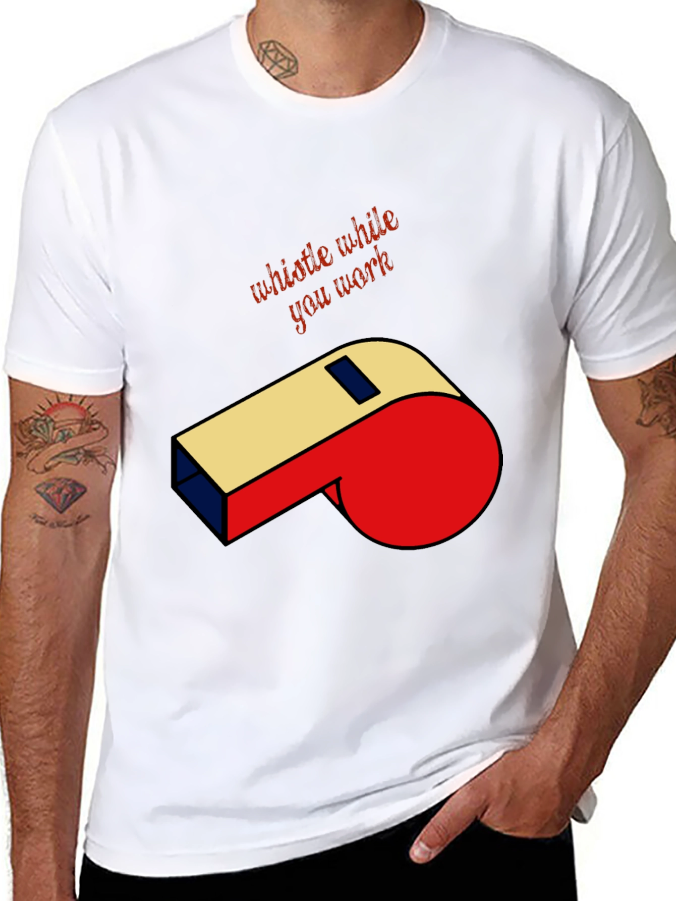 Whistle While You Work Graphic Tee