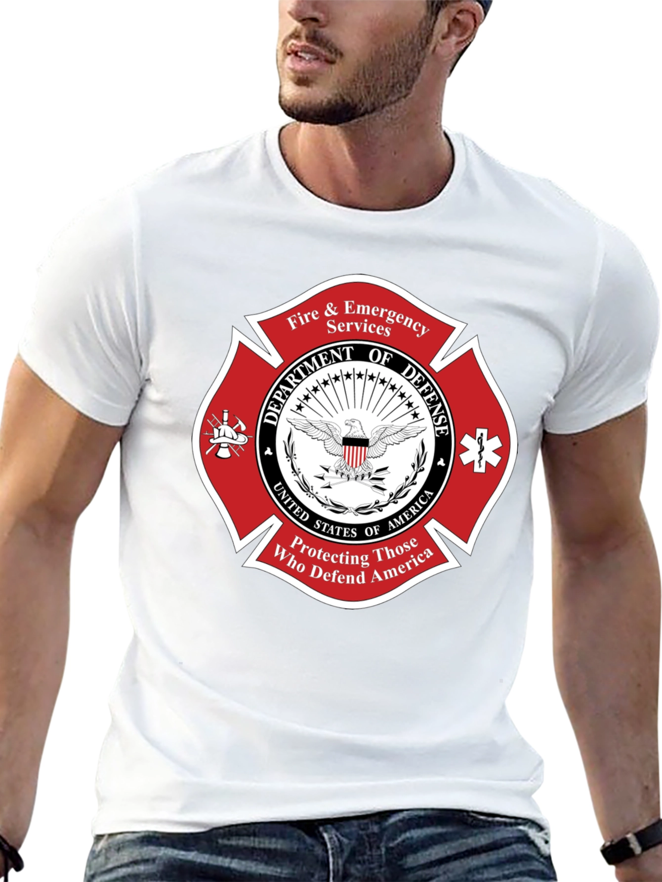 Fire & Emergency Services Dept. of Defense T-Shirt