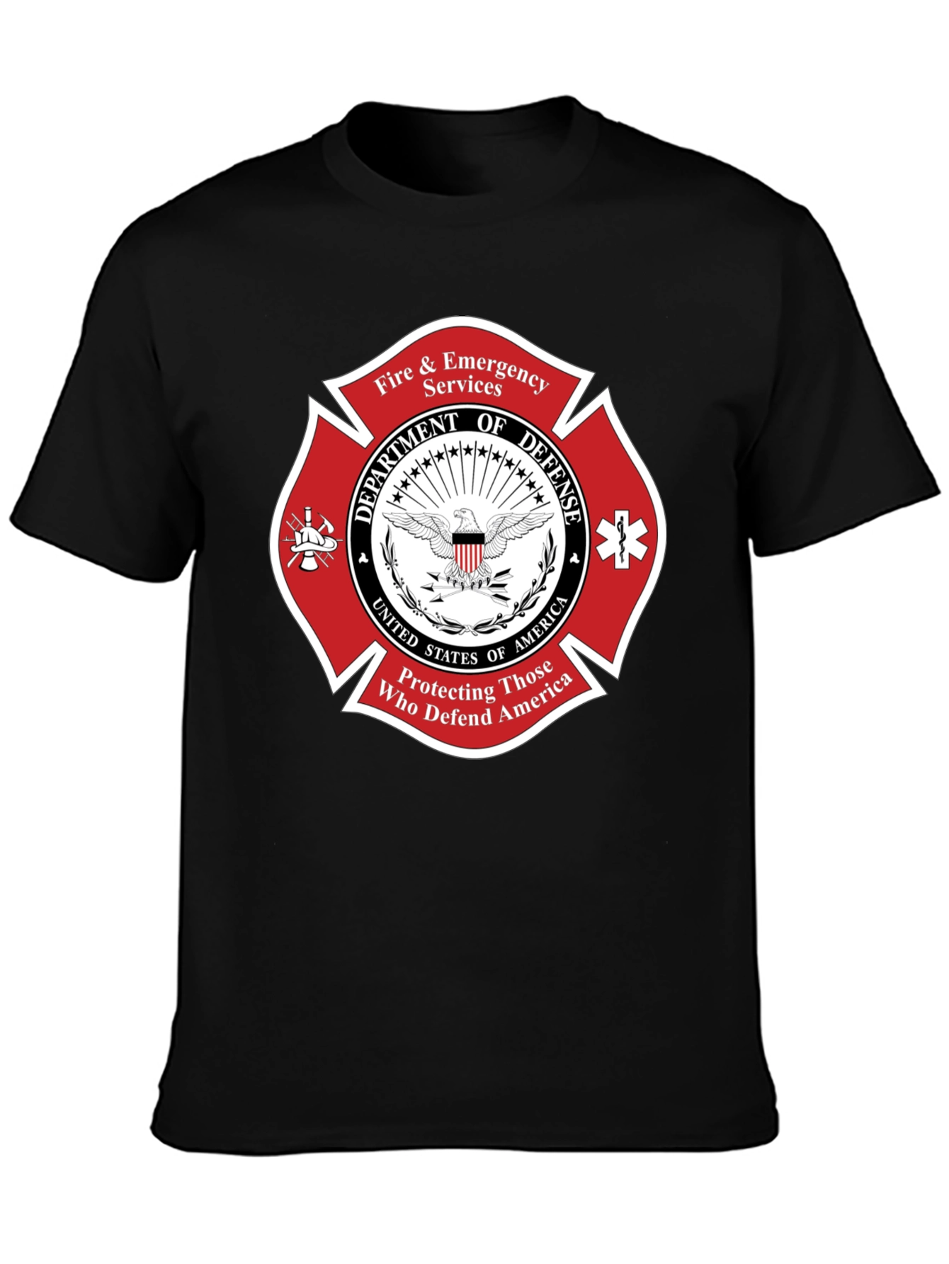 Fire & Emergency Services Dept. of Defense T-Shirt