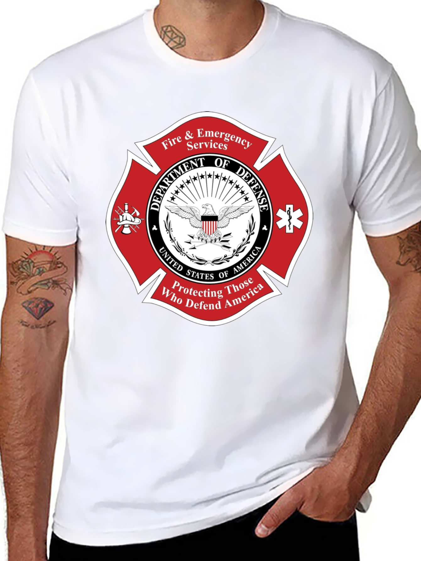 Fire & Emergency Services Dept. of Defense T-Shirt