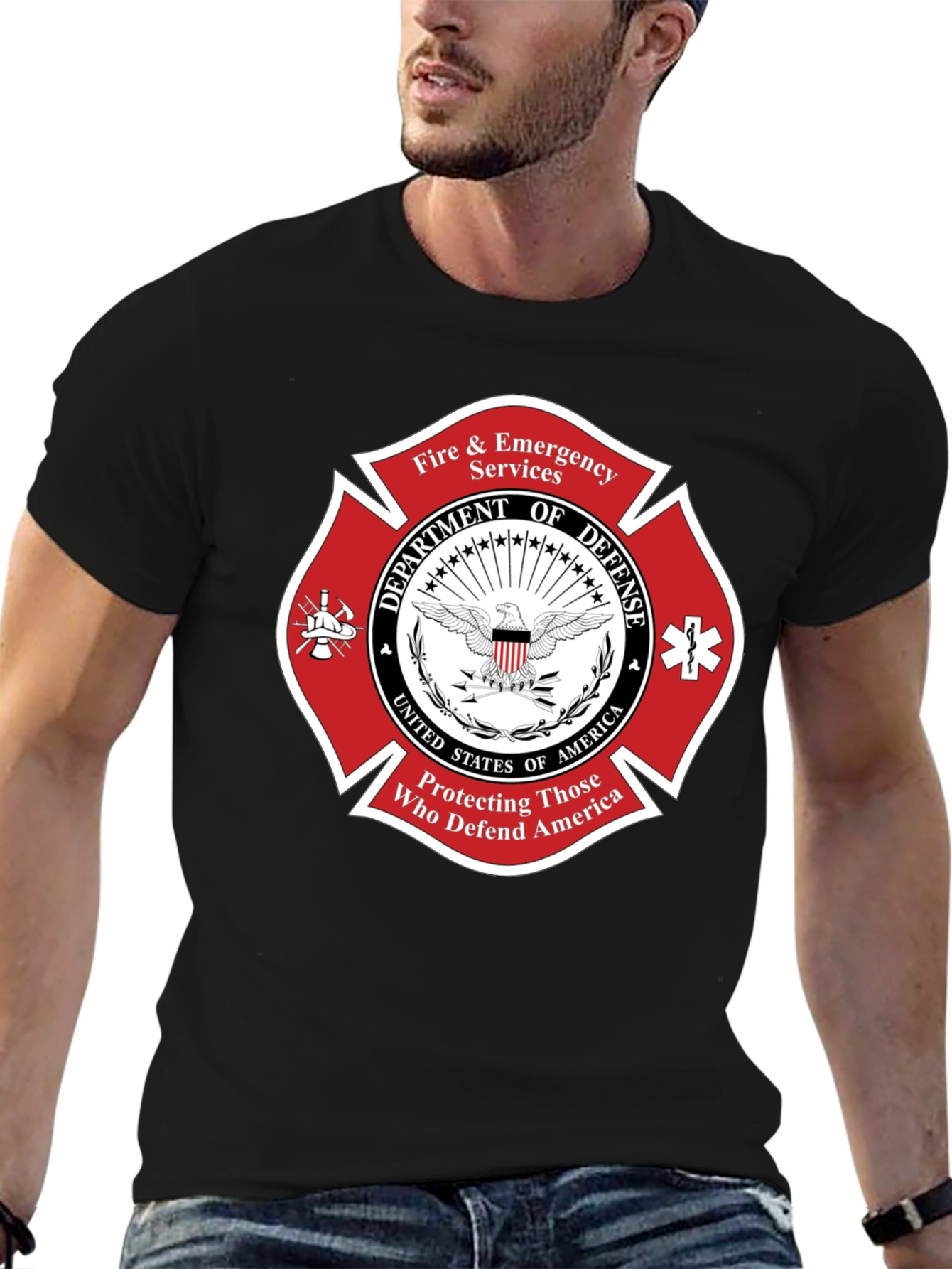 Fire & Emergency Services Dept. of Defense T-Shirt