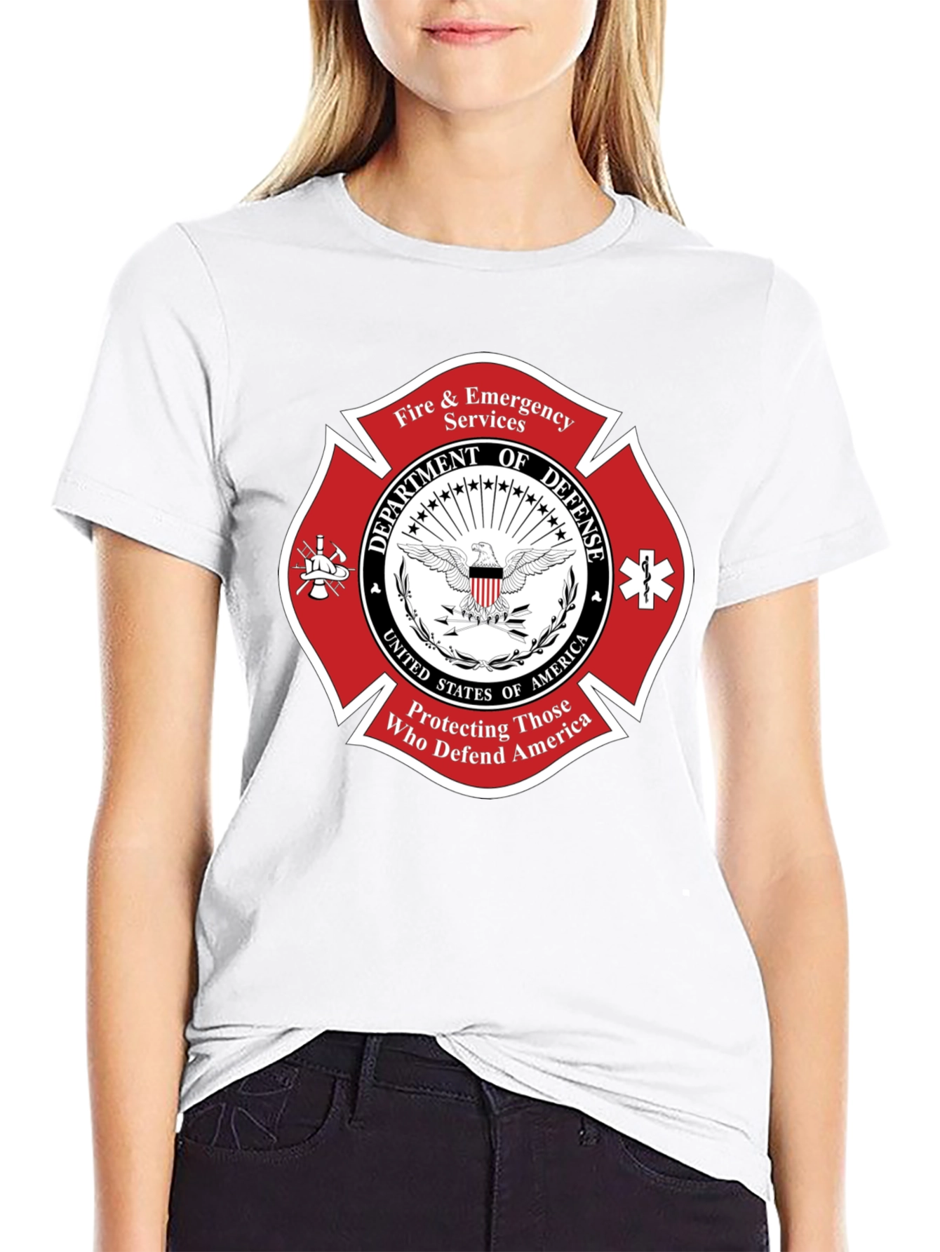 Fire & Emergency Services Dept. of Defense T-Shirt