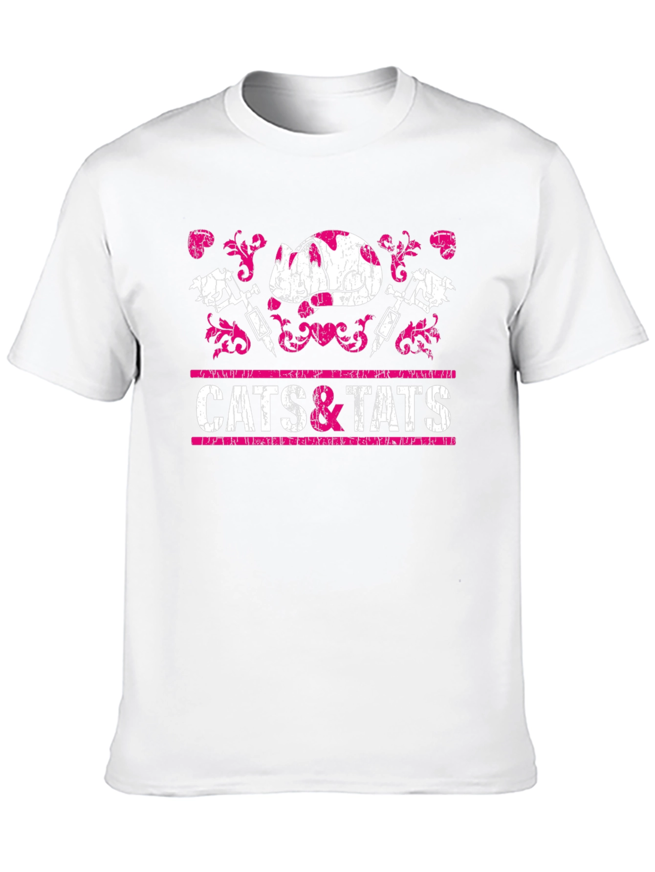Cats & Tats Graphic T-Shirt