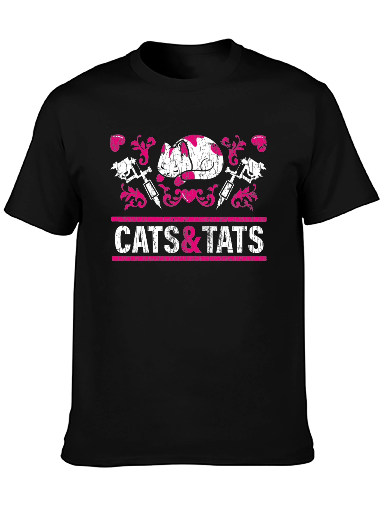 Cats & Tats Graphic T-Shirt