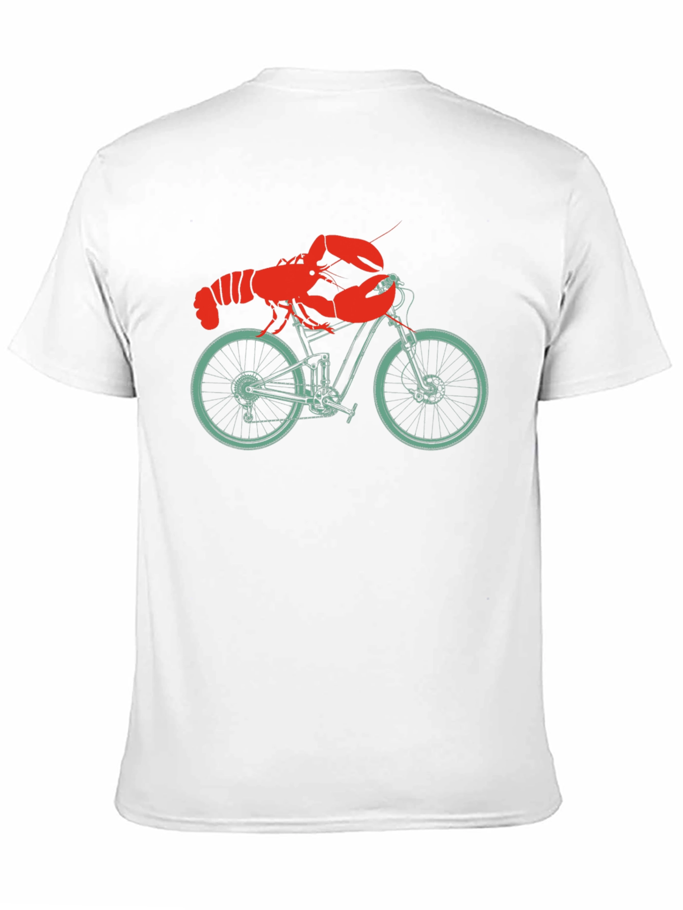 Lobster on a Bike T-Shirt - Unique Graphic Tee