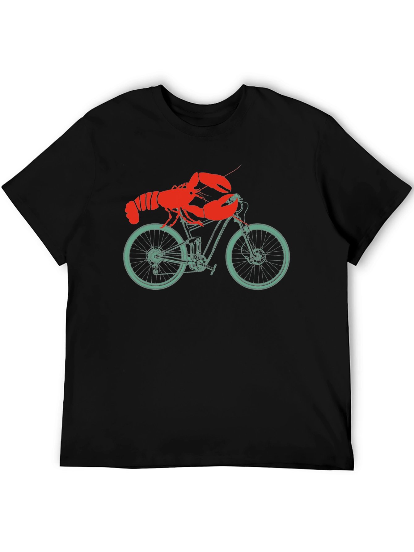 Lobster on a Bike T-Shirt - Unique Graphic Tee