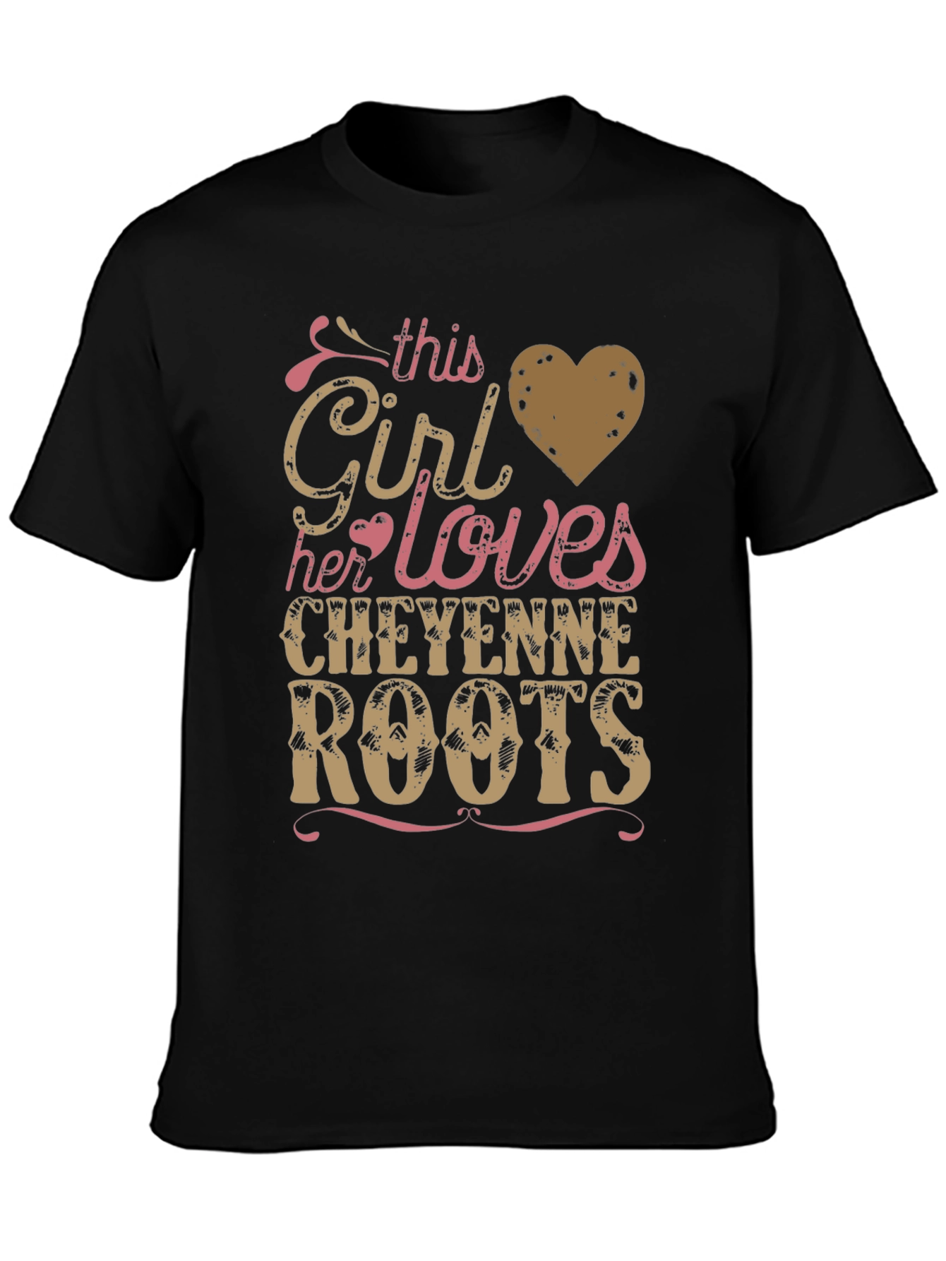 Cheyenne Roots Graphic Tee - Black Unisex Shirt