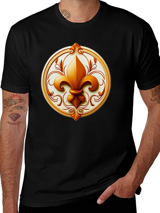 Fleur-de-lis Graphic Tee - Black