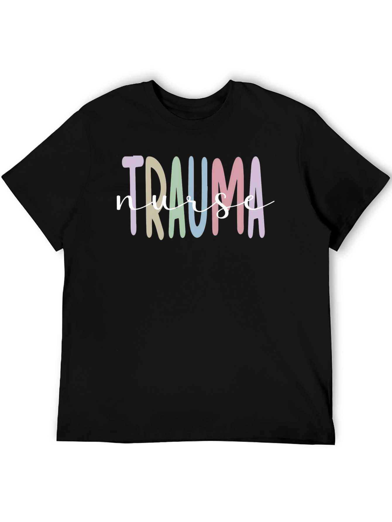 Trauma Nurse Graphic T-Shirt - Black