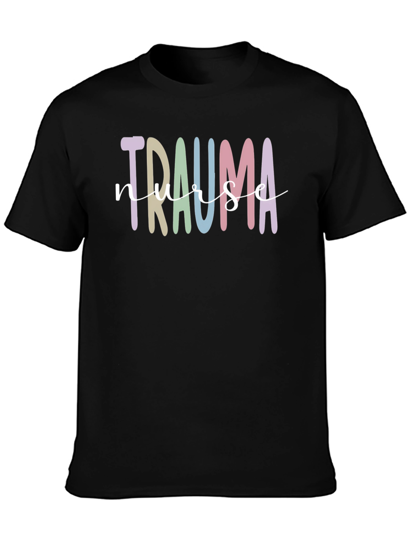 Trauma Nurse Graphic T-Shirt - Black