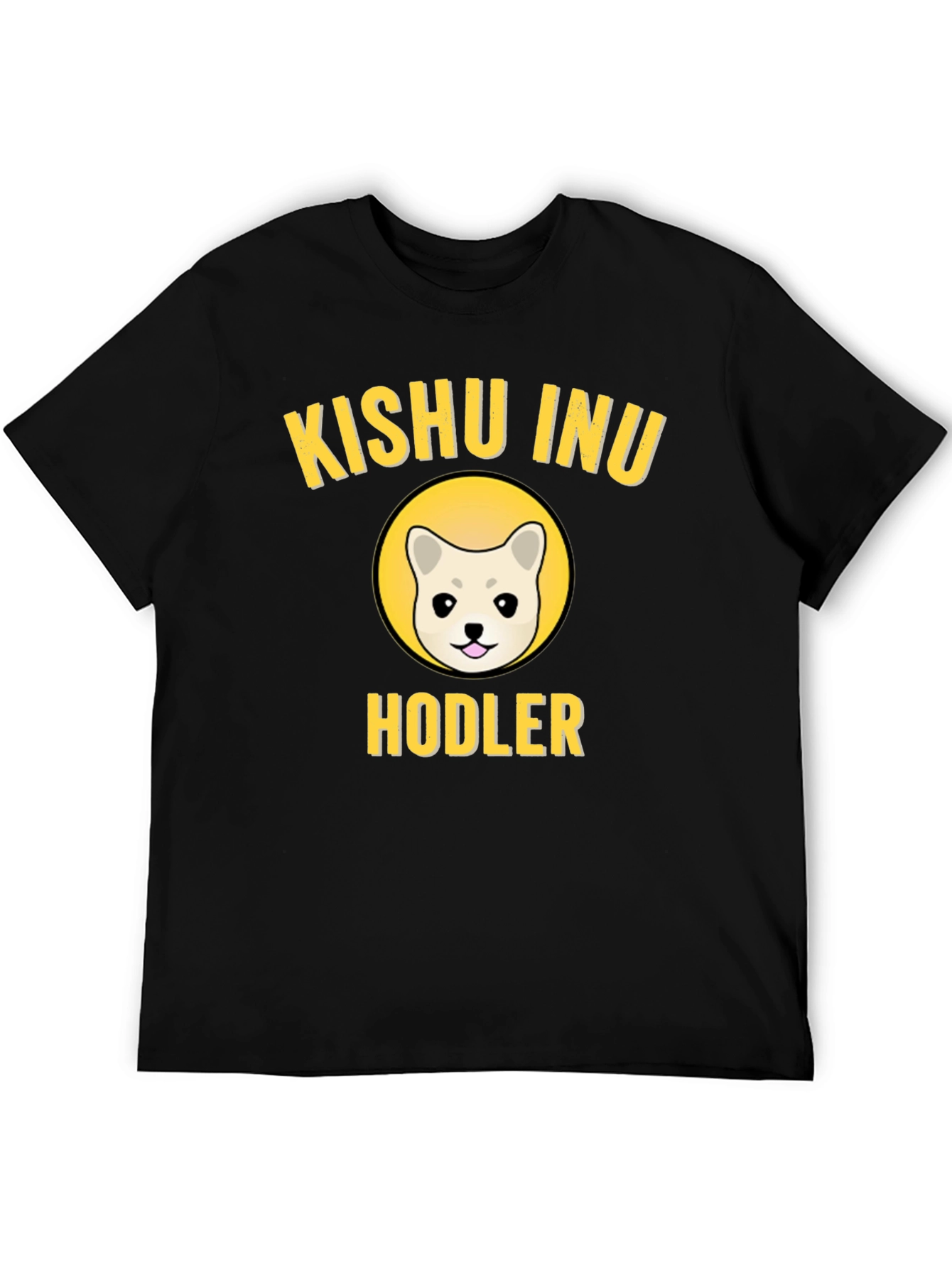 Kishu Inu Hodler Black T-Shirt