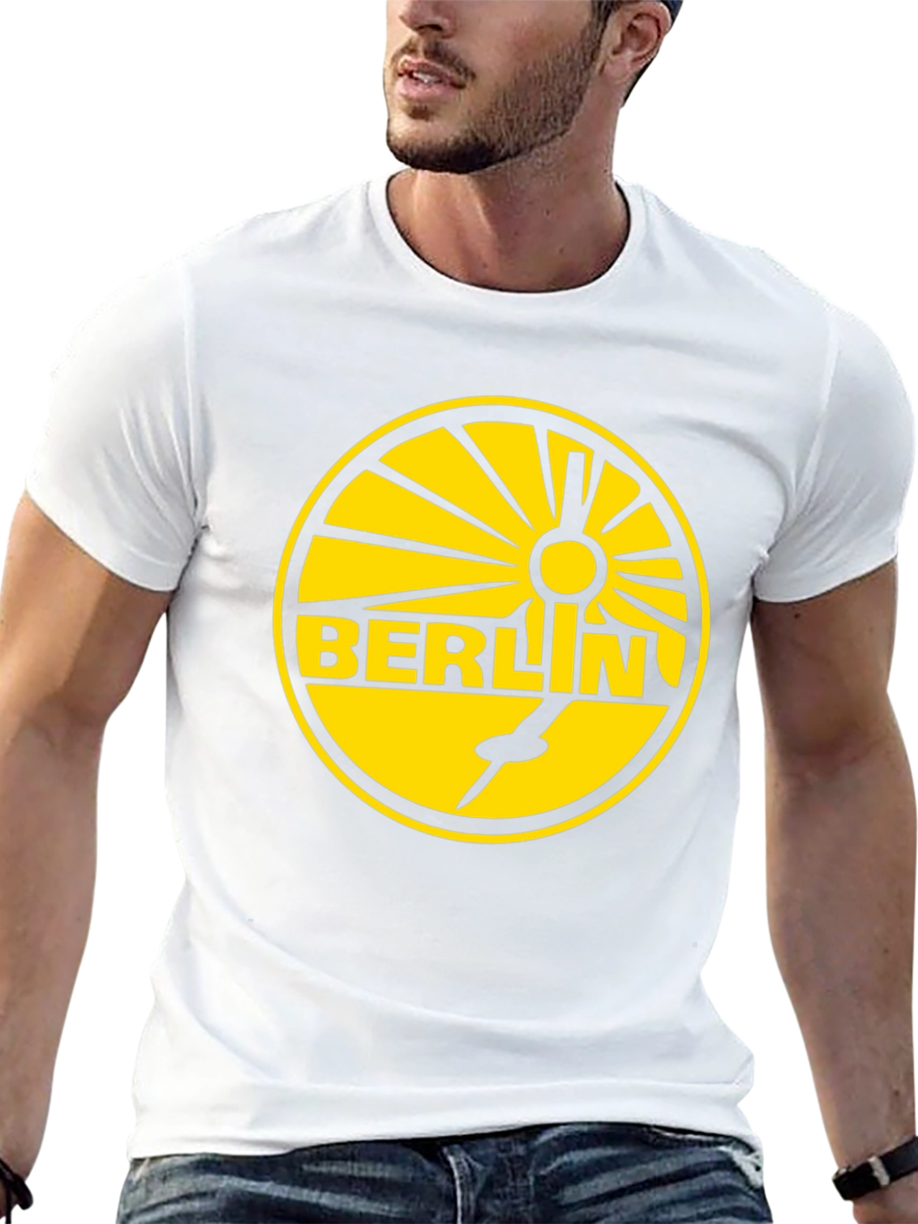Berlin Circle Graphic T-Shirt - Black
