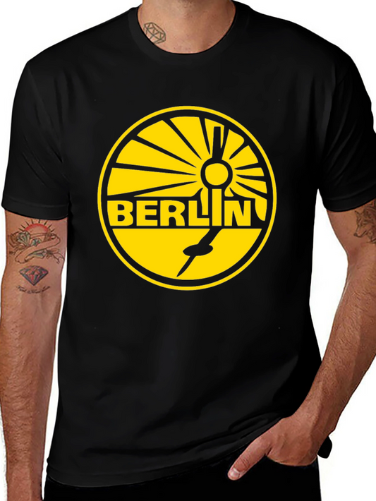 Berlin Circle Graphic T-Shirt - Black
